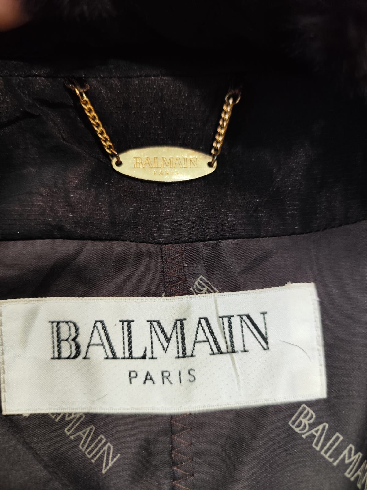 Balmain × Pierre Balmain × Vintage Vintage Balmain faux fur jacket Size US L / EU 52-54 / 3 - 16 Thumbnail