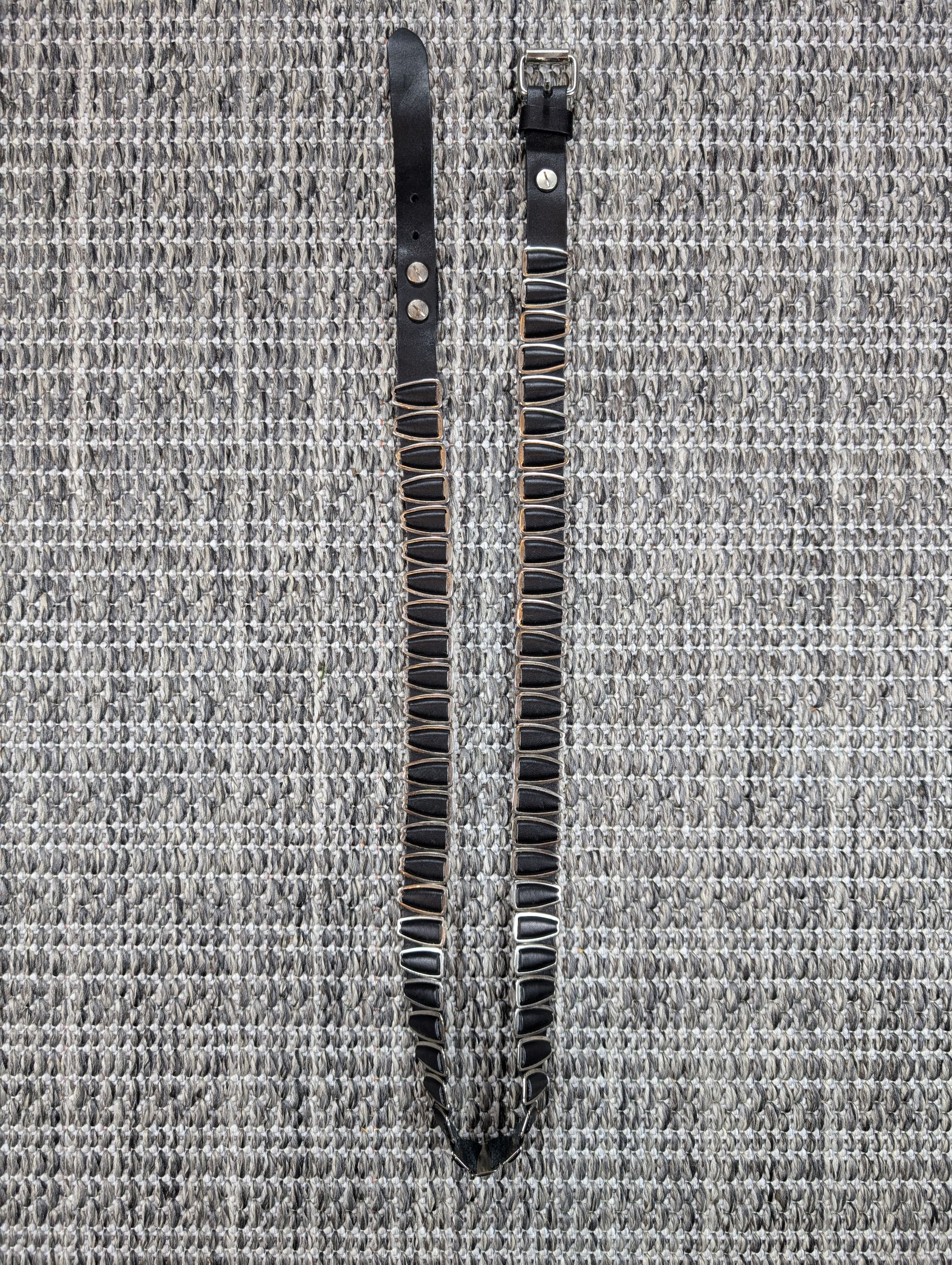 Balmain Balmain 2011 Hybrid Chain/Leather Roller Coaster Belt Size ONE SIZE - 2 Thumbnail