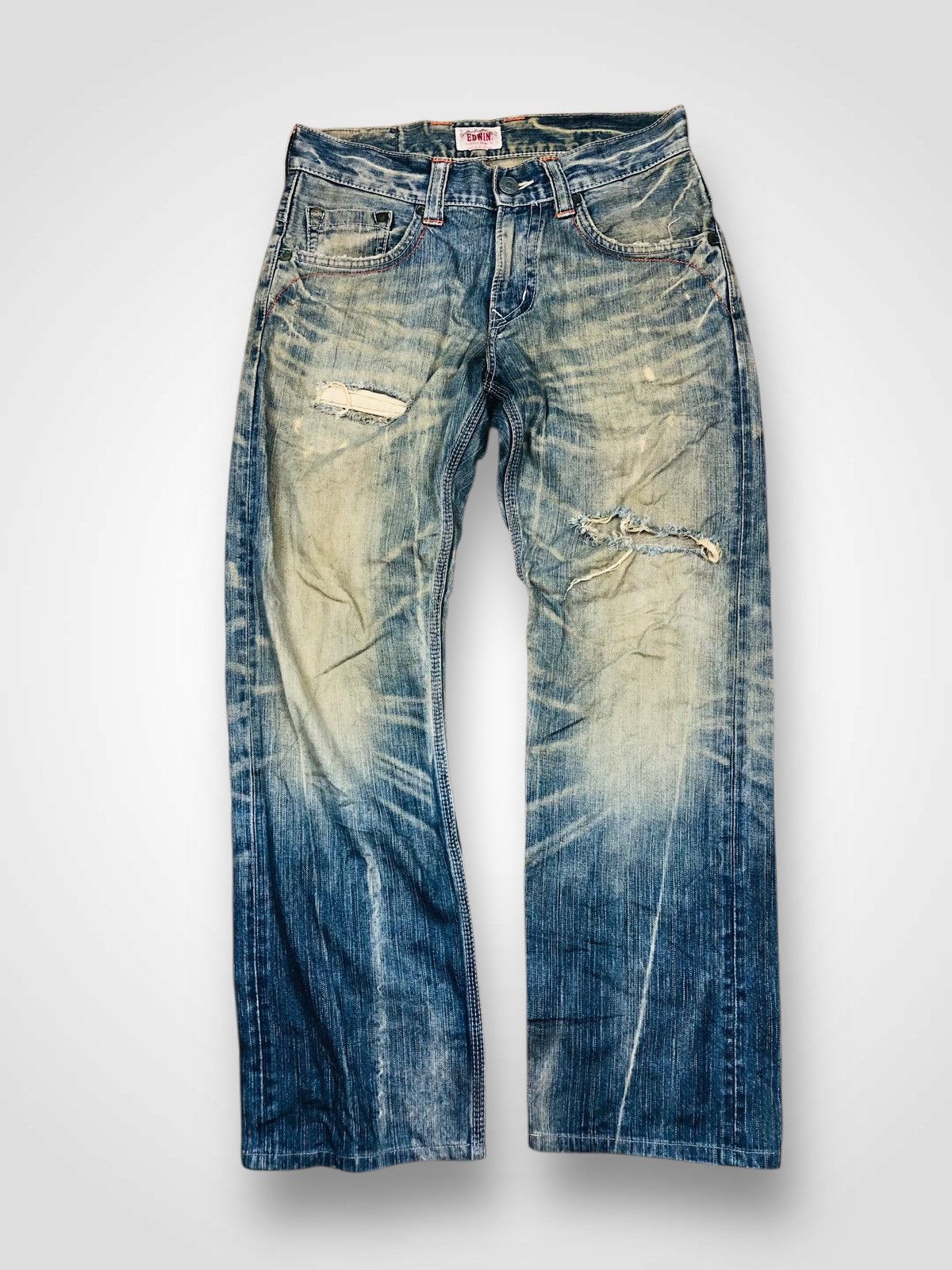 Edwin Edwin Distressed Jeans (21) Size US 30 / EU 46 - 1 Thumbnail