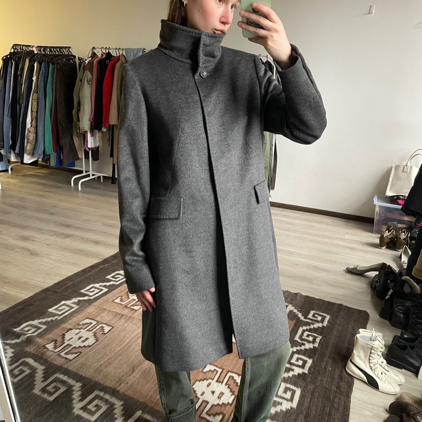 Max Mara Max Mara Studio Vintage Wool Coat 8975AC Size XL / US 12-14 / IT 48-50 - 1 Thumbnail