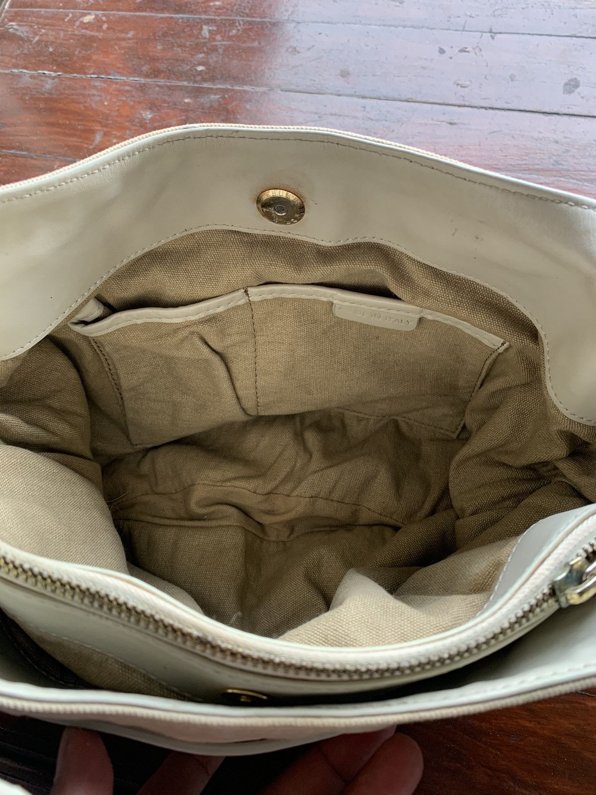 Burberry Burberry prorsum handbag leather canvas Size ONE SIZE - 6 Thumbnail