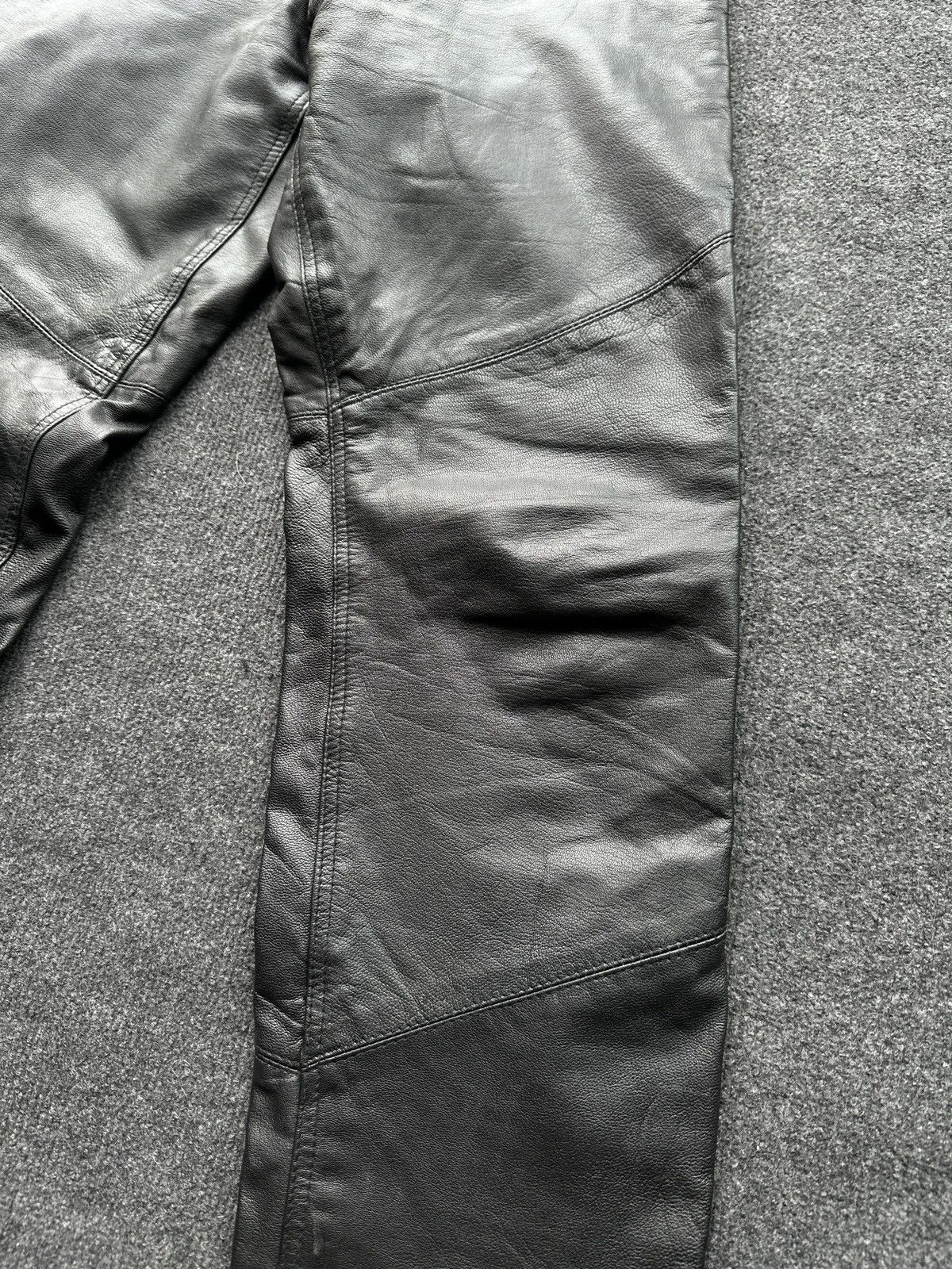 Apollo APOLLO 🚨SWISS DESIGN leather pants motorcycles LUXURY Y2K Size 27" / US 4 / IT 40 - 5 Thumbnail