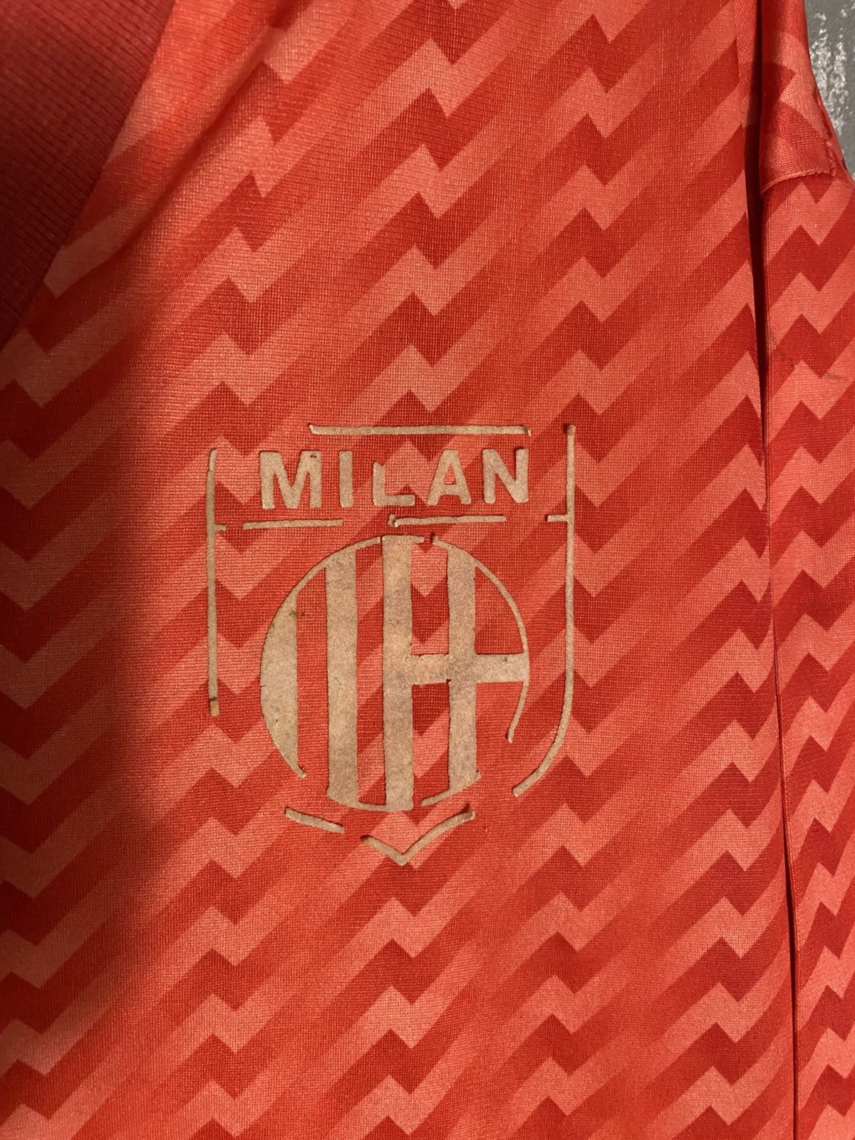 Vintage Vintage Milan Soccer Football Jersey 80s-90s Kit Size US L / EU 52-54 / 3 - 2 Thumbnail