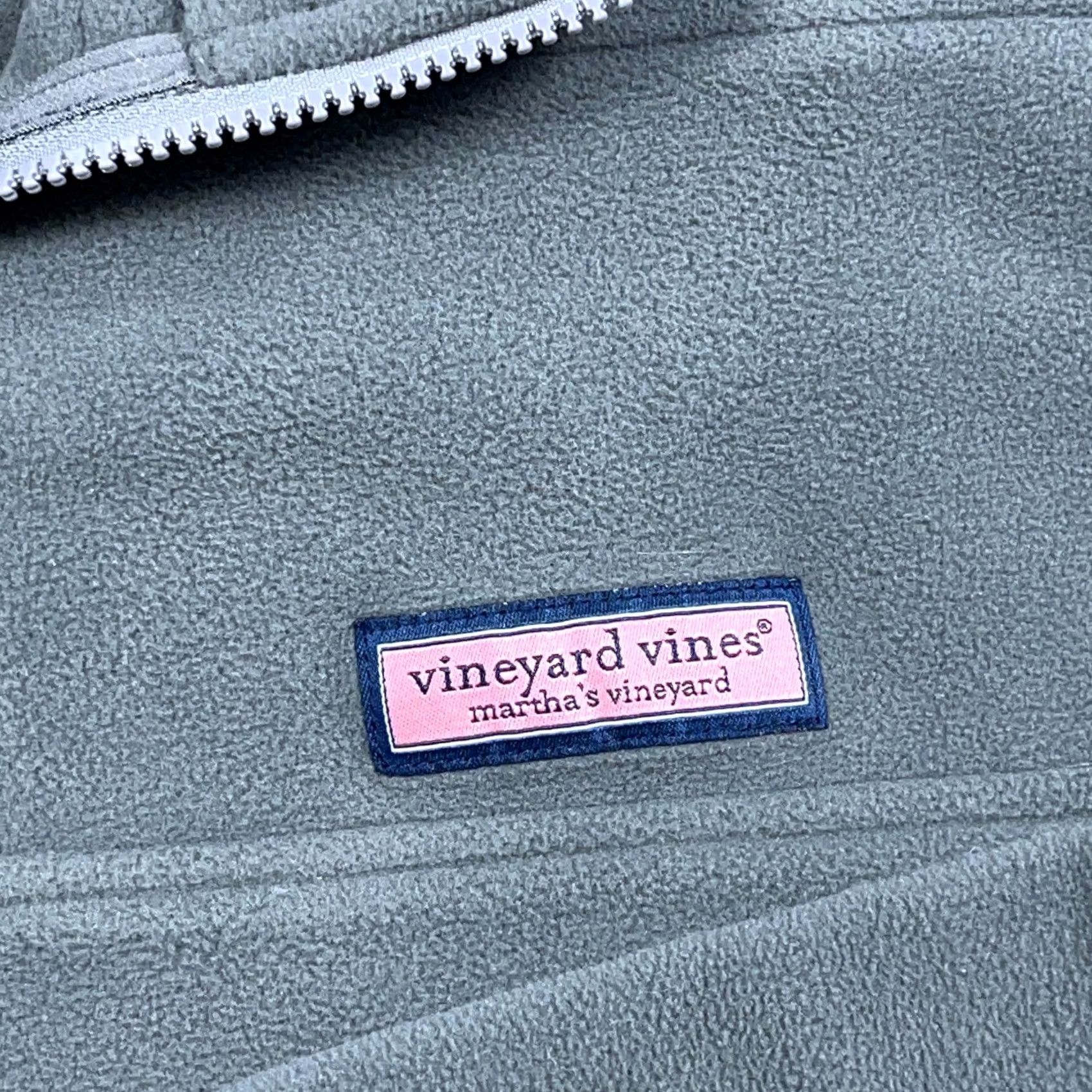 Vineyard Vines Vineyard Vines Sweater Men Small Gray Blue Pullover 1/4 Zip Fleece Sweatshirt Size US S / EU 44-46 / 1 - 4 Thumbnail