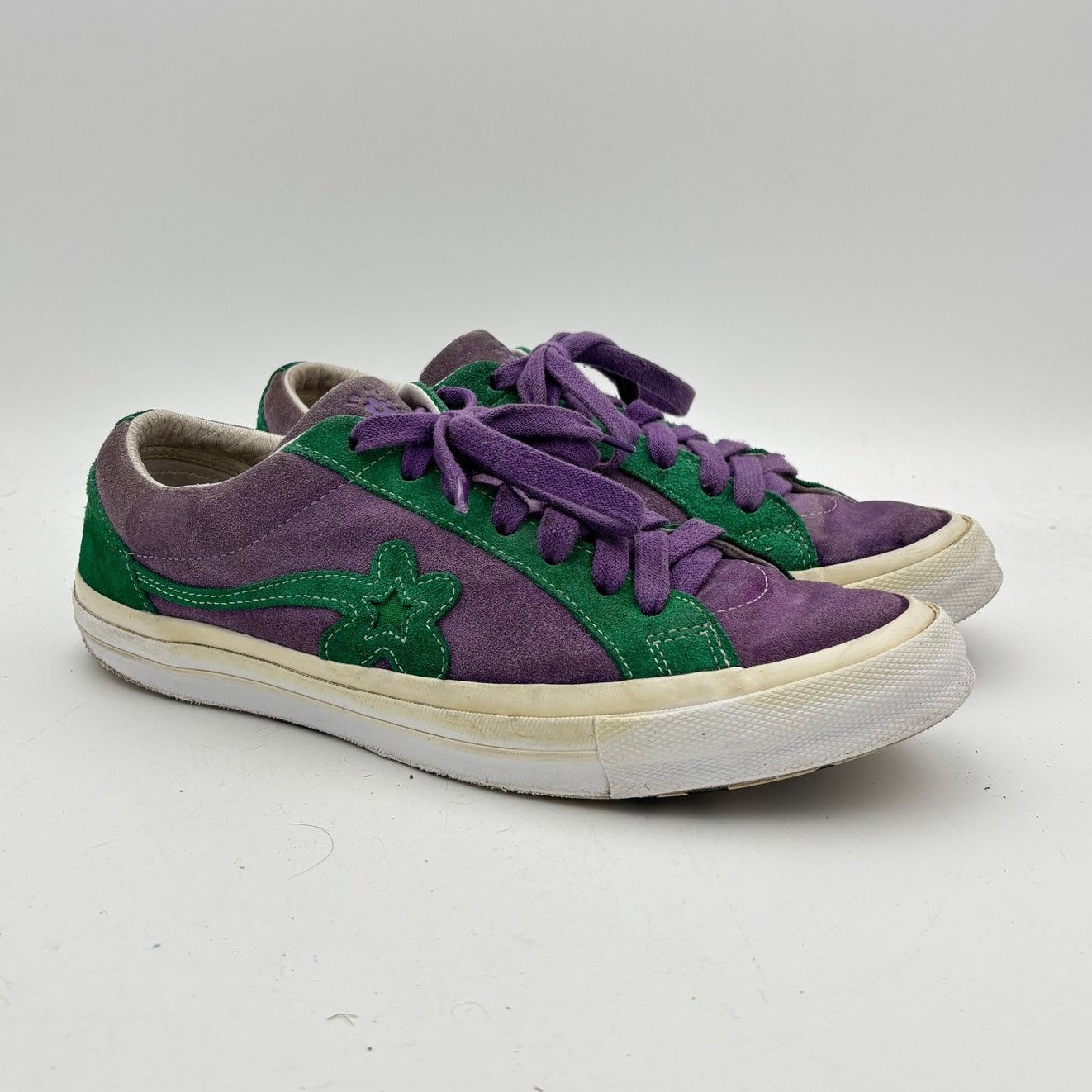 Converse Golf Le Fleur One Star Ox Purple Heart Shoes 12