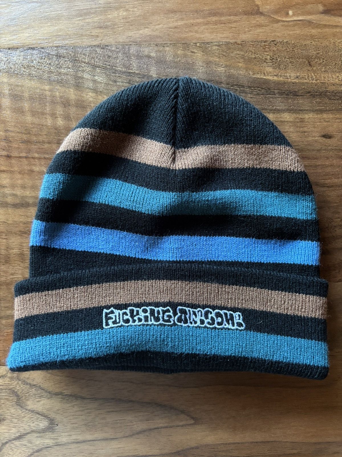 Fucking Awesome Striped Beanie Size ONE SIZE - 1 Thumbnail