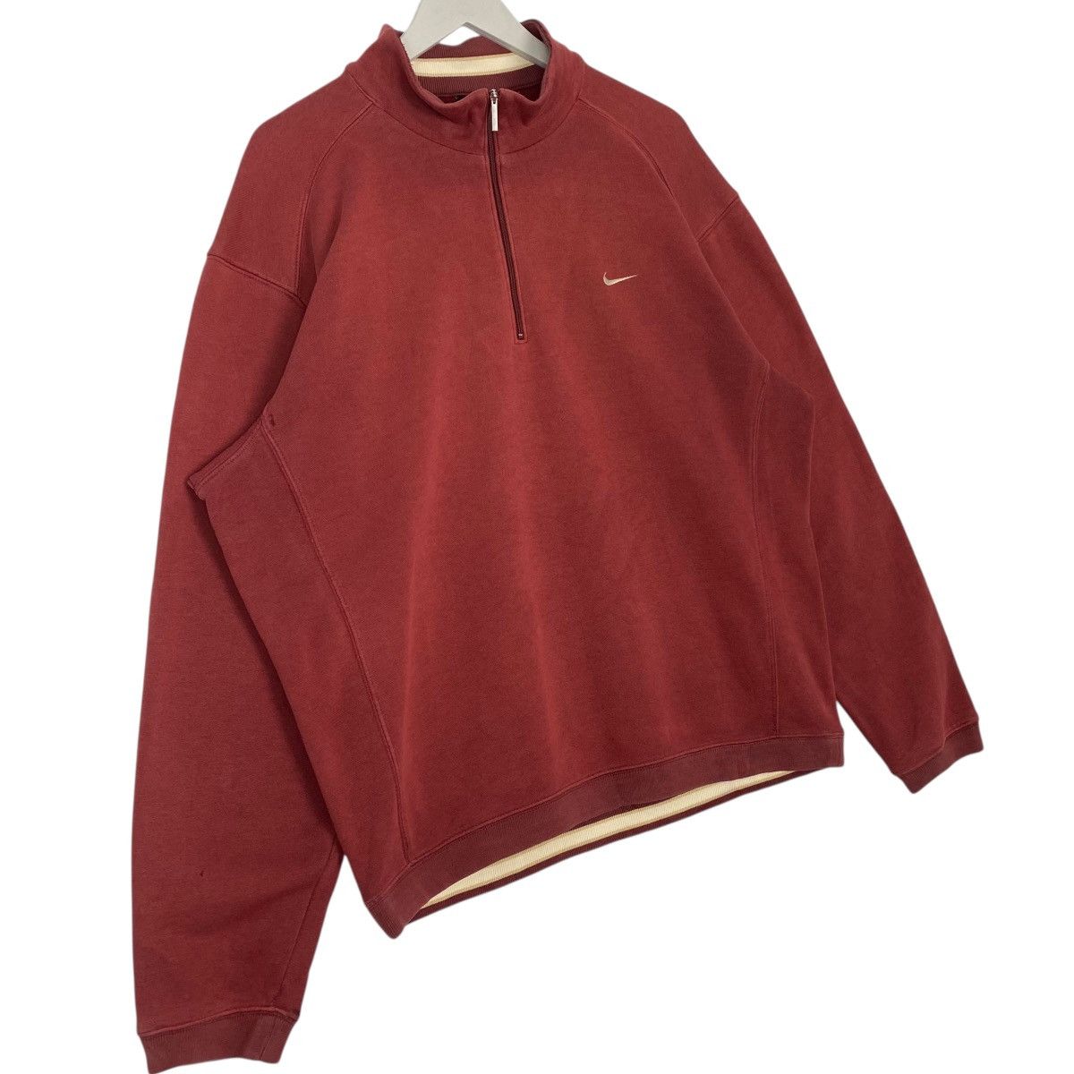 Other Vintage Nike Half Zipper Sweatshirt Red Logo Embroidery Sz L Size US L / EU 52-54 / 3 - 3 Thumbnail