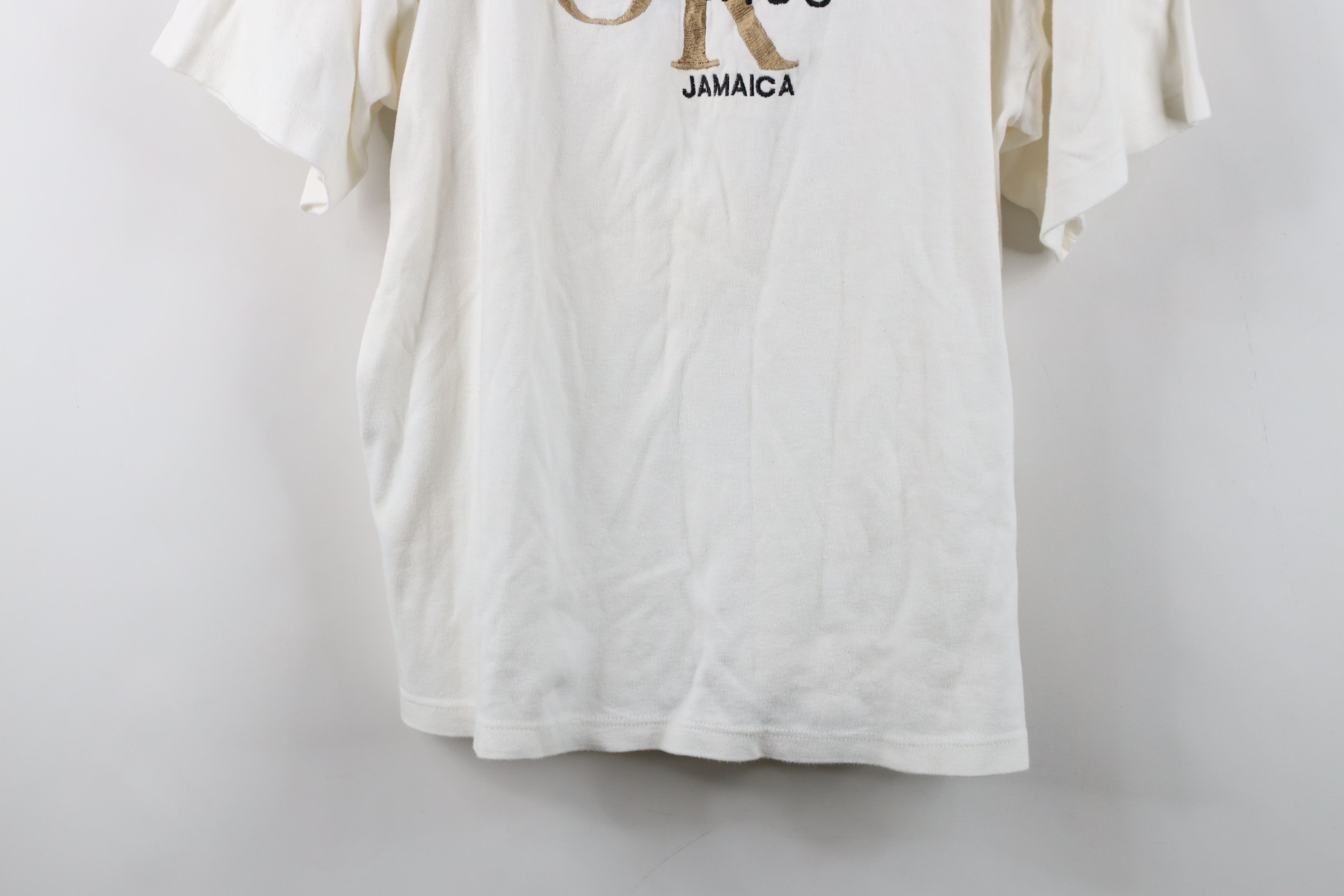 Vintage Vintage 90s Streetwear Ocho Rios Jamaica T-Shirt White Size XL / US 12-14 / IT 48-50 - 3 Thumbnail