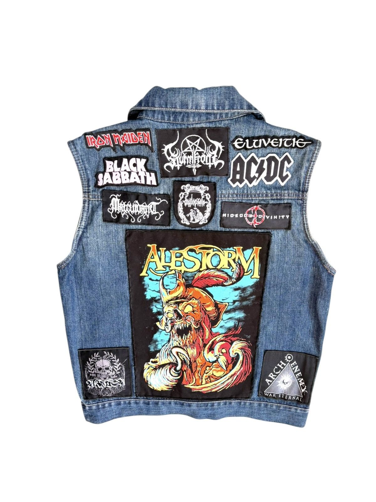 Band Tees Vintage Denim Patched Vest Rock Trash Battle jacket punk Size US M / EU 48-50 / 2 - 1 Thumbnail