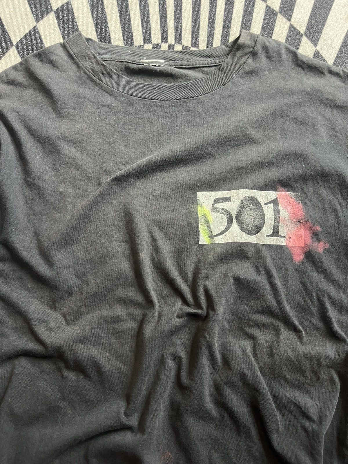 Levi's Vintage Levi’s 501 1989’s collections (sun fade) tshirt Size US XL / EU 56 / 4 - 1 Thumbnail