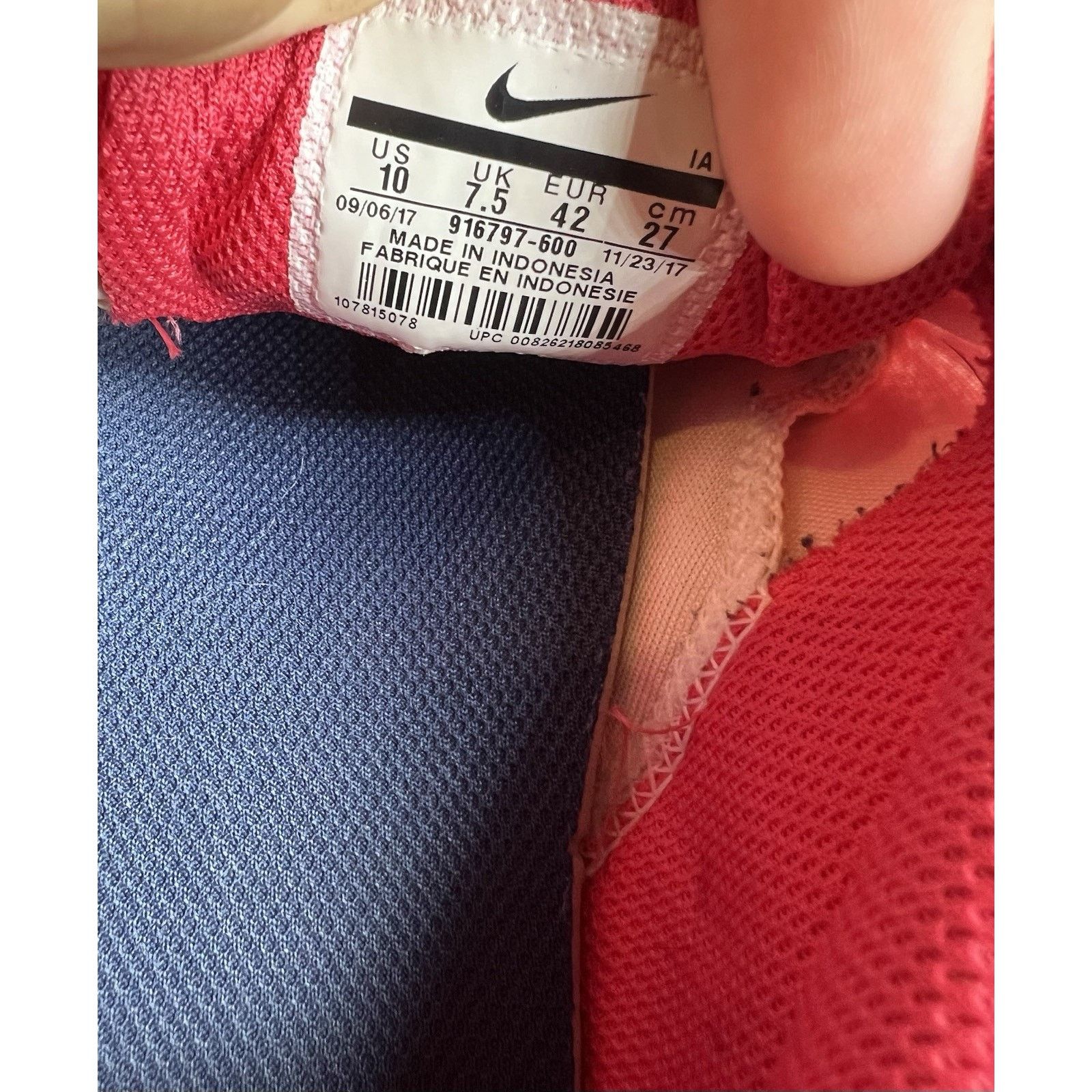 Nike Nike MD Runner 2 Running Shoes Red Womens Size 10 916797-600 Size US 10 / IT 40 - 8 Thumbnail