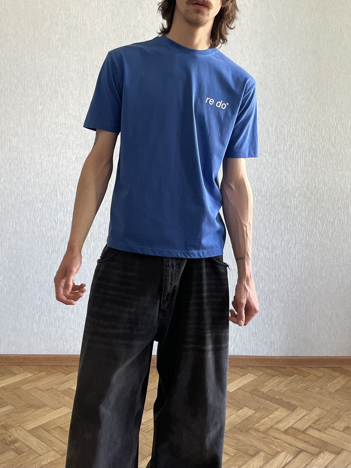 Other Re Do: Recycled Electric Blue T-Shirt Size US M / EU 48-50 / 2 - 12 Thumbnail