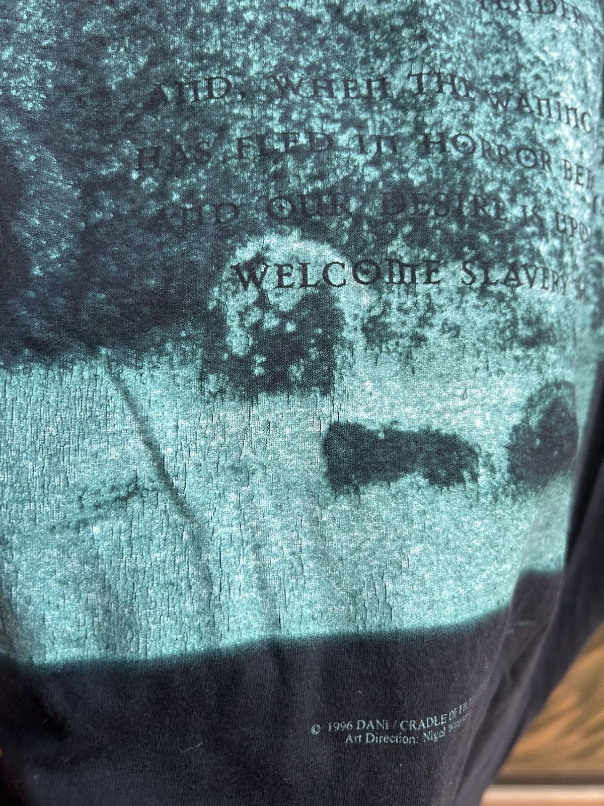 Band Tees 1996 Cradle Of Filth Dusk And Her Embrace Long Sleeve Tee Size US XL / EU 56 / 4 - 15 Thumbnail