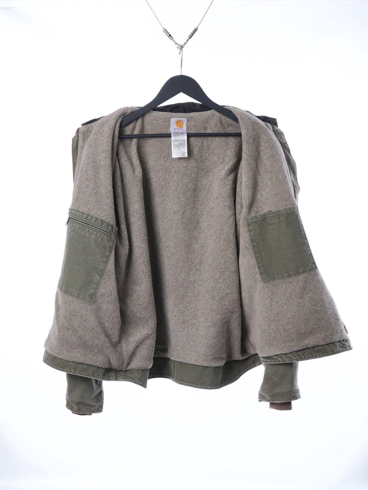 Carhartt Vintage Carhartt J164 Detroit Faded Fleece Lined Work Jacket Size US XL / EU 56 / 4 - 10 Thumbnail