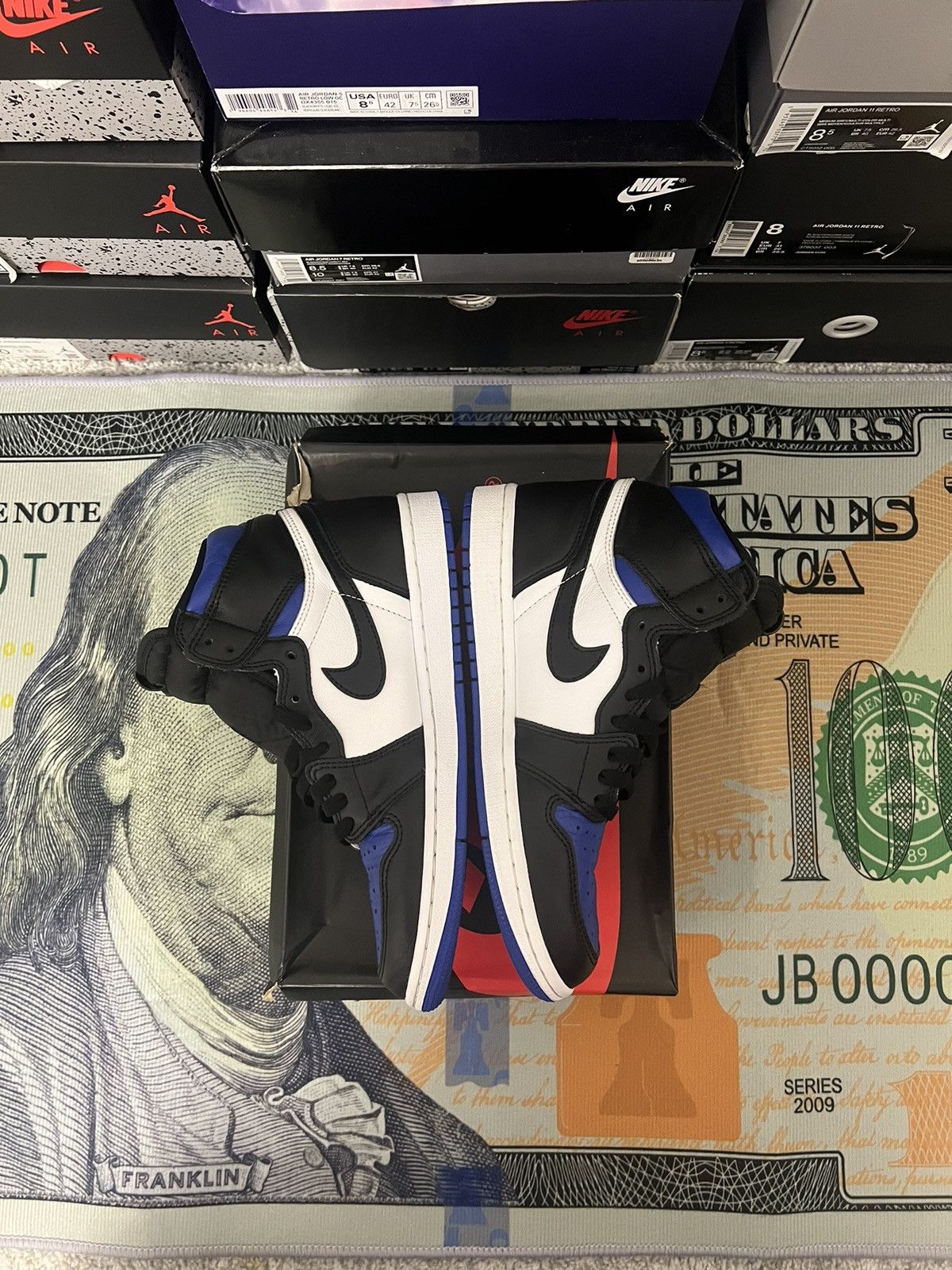 Jordan Brand Jordan 1 Royal Toe Size US 8 / EU 41 - 3 Thumbnail