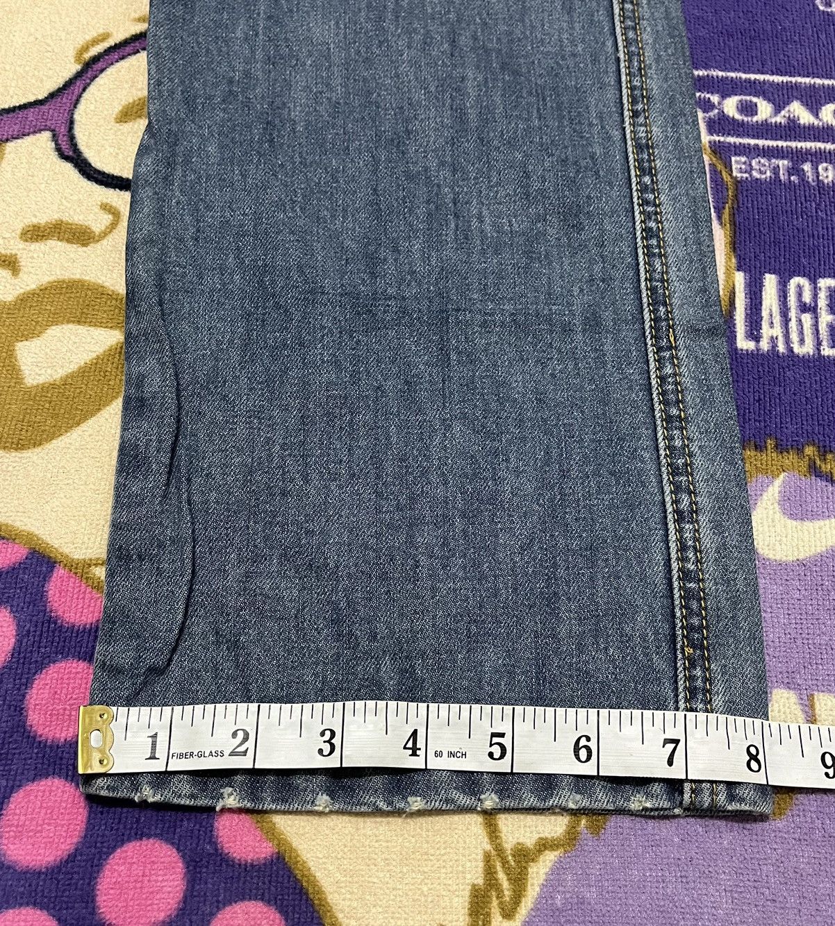 Japanese Brand ROUGH Rare Design Denim Pant Size US 30 / EU 46 - 19 Thumbnail