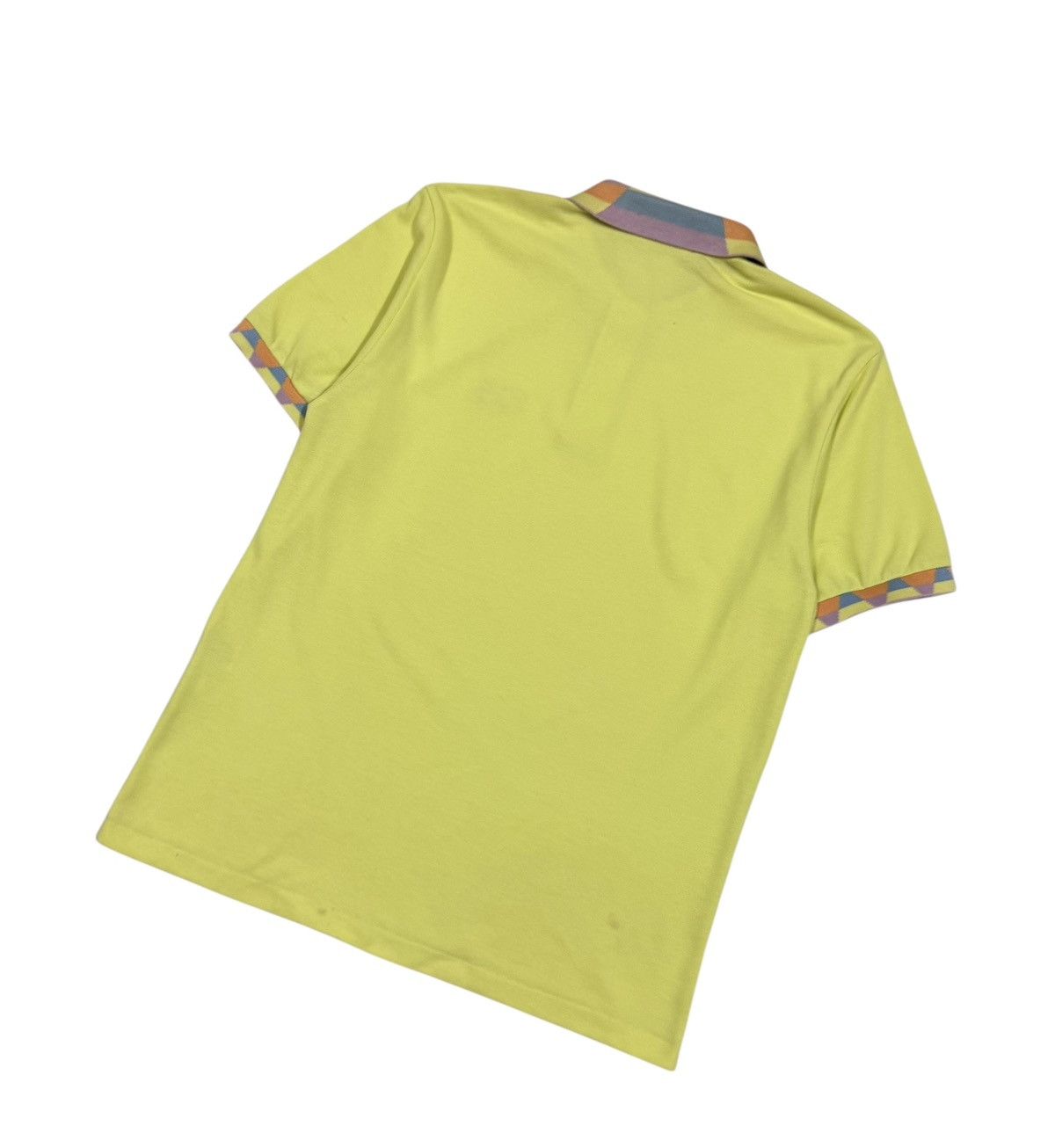 Balenciaga Vtg🔥Luxury BB Balenciaga Multicolor Ringer Polo Shirt Size US L / EU 52-54 / 3 - 10 Thumbnail