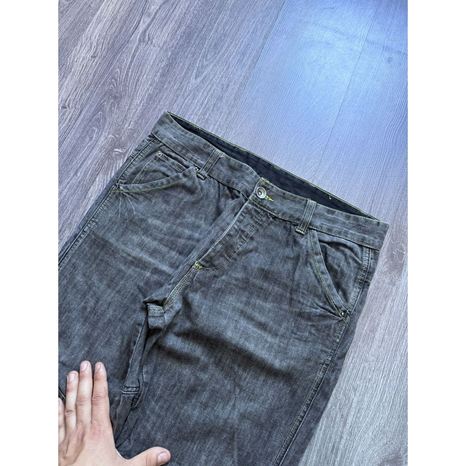 Japanese Brand × Vintage Vintage G-Star Balenciaga Style Demim Avantgarde Pants Size US 36 / EU 52 - 4 Thumbnail
