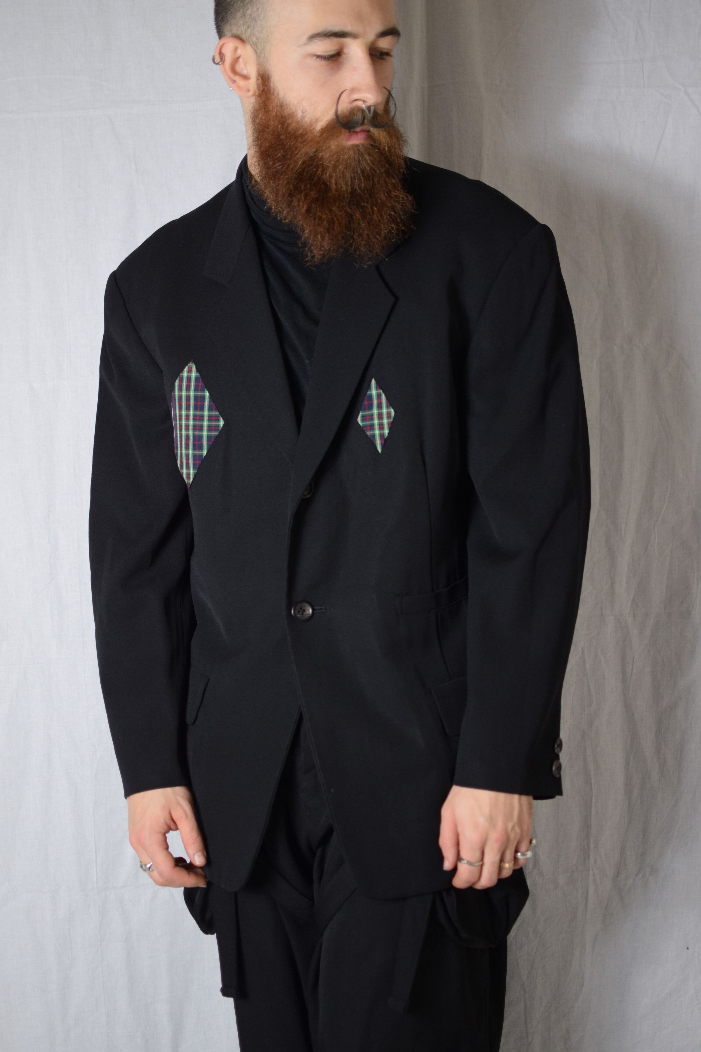image of Yohji Yamamoto YYPH Archive Black Diamond Blazer, Men's (Size 52R)
