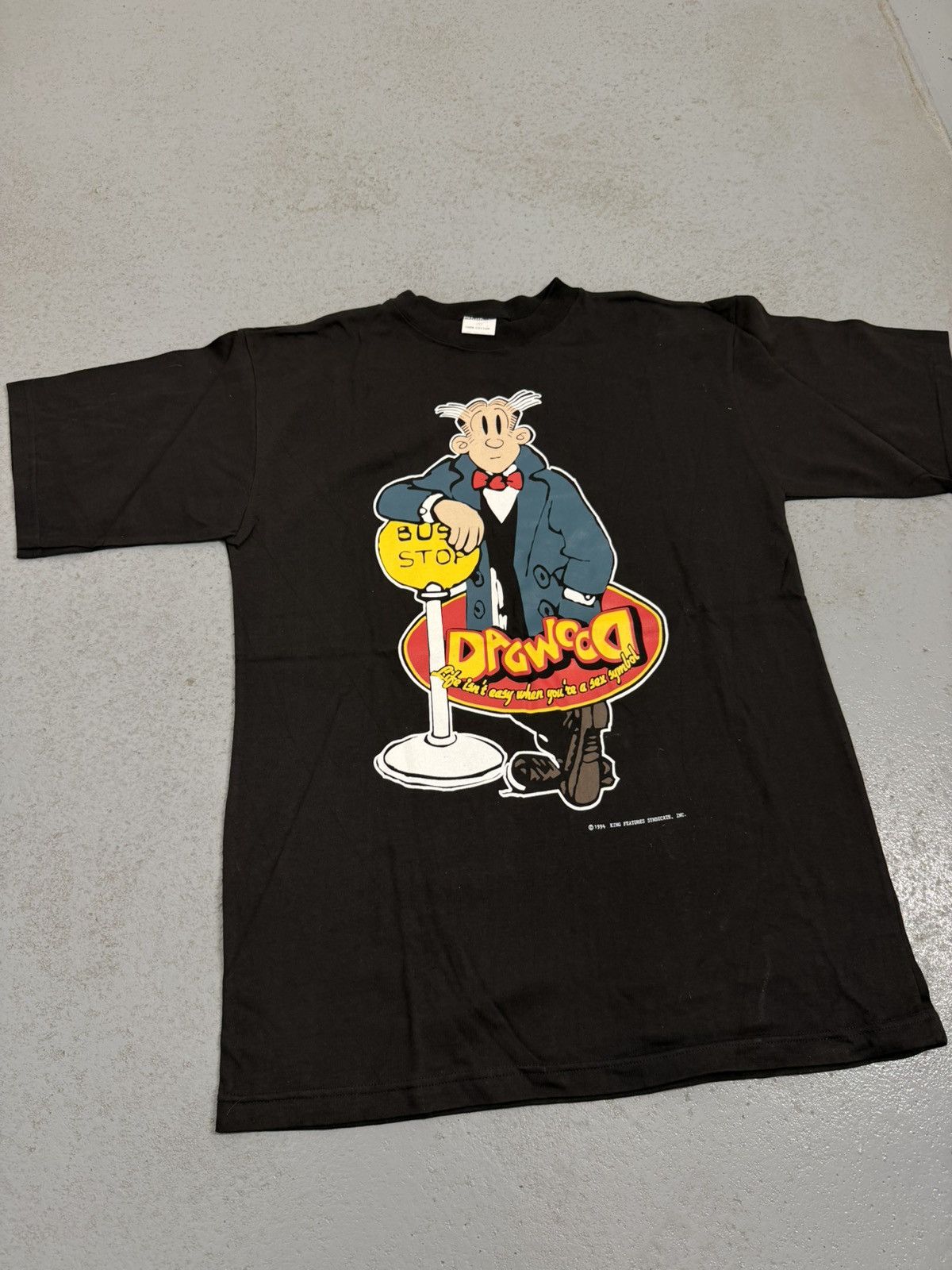 Cartoon Network Vintage 1994 Dagwood Cartoon Popey TV -comic T-Shirt Size US L / EU 52-54 / 3 - 2 Thumbnail