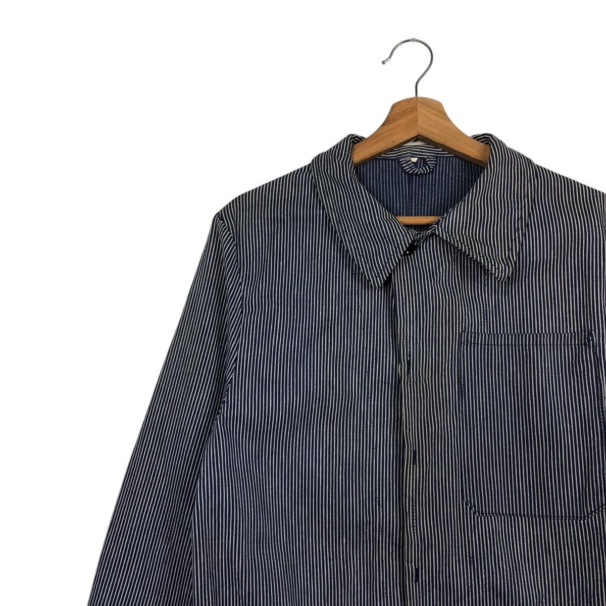 45rpm 📌Vintage Hickory Chore Worker Button Jacket Size US M / EU 48-50 / 2 - 8 Thumbnail