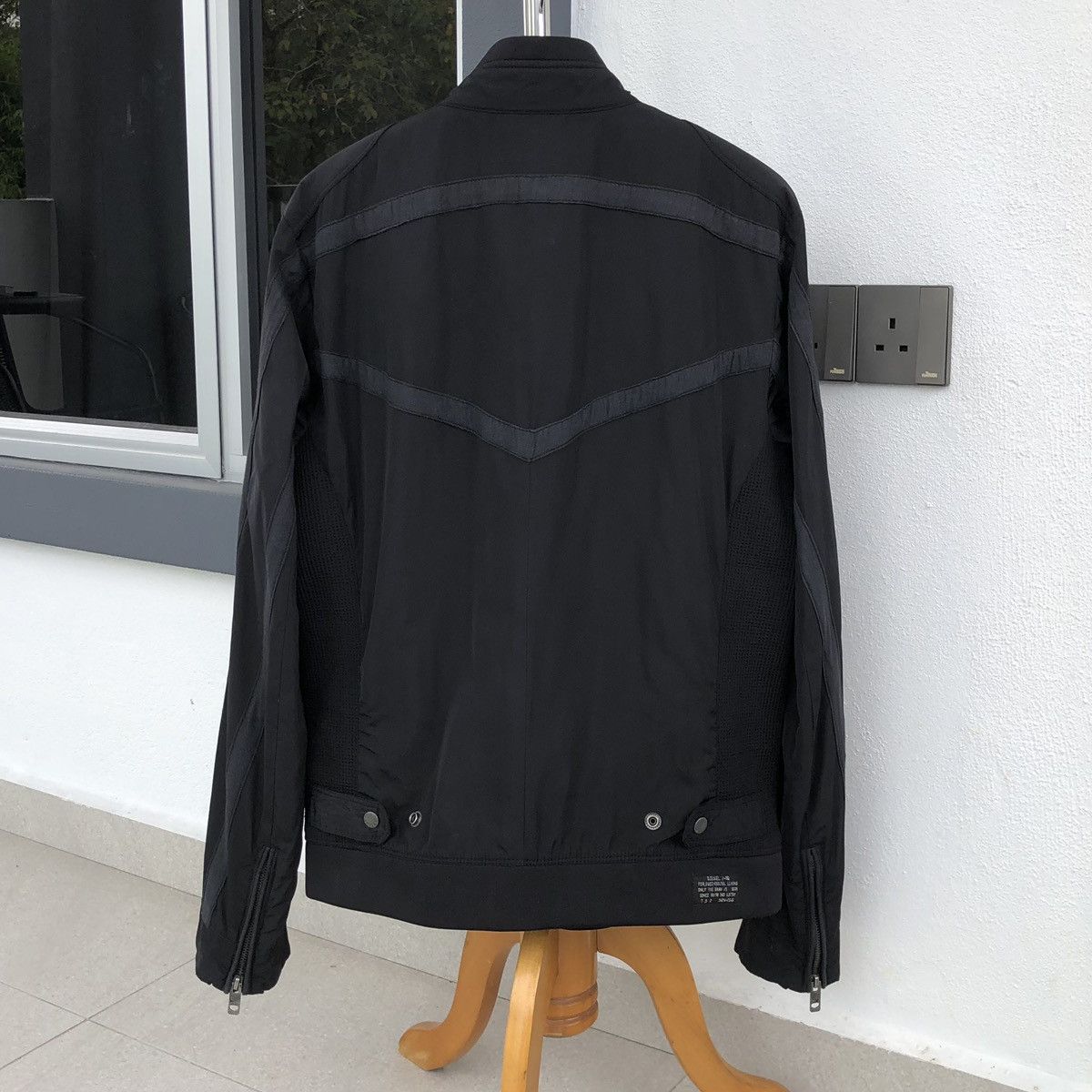 Diesel DIESEL Men's Black Jeffir Teflon Waterproof Bomber Jacket Size US L / EU 52-54 / 3 - 12 Thumbnail
