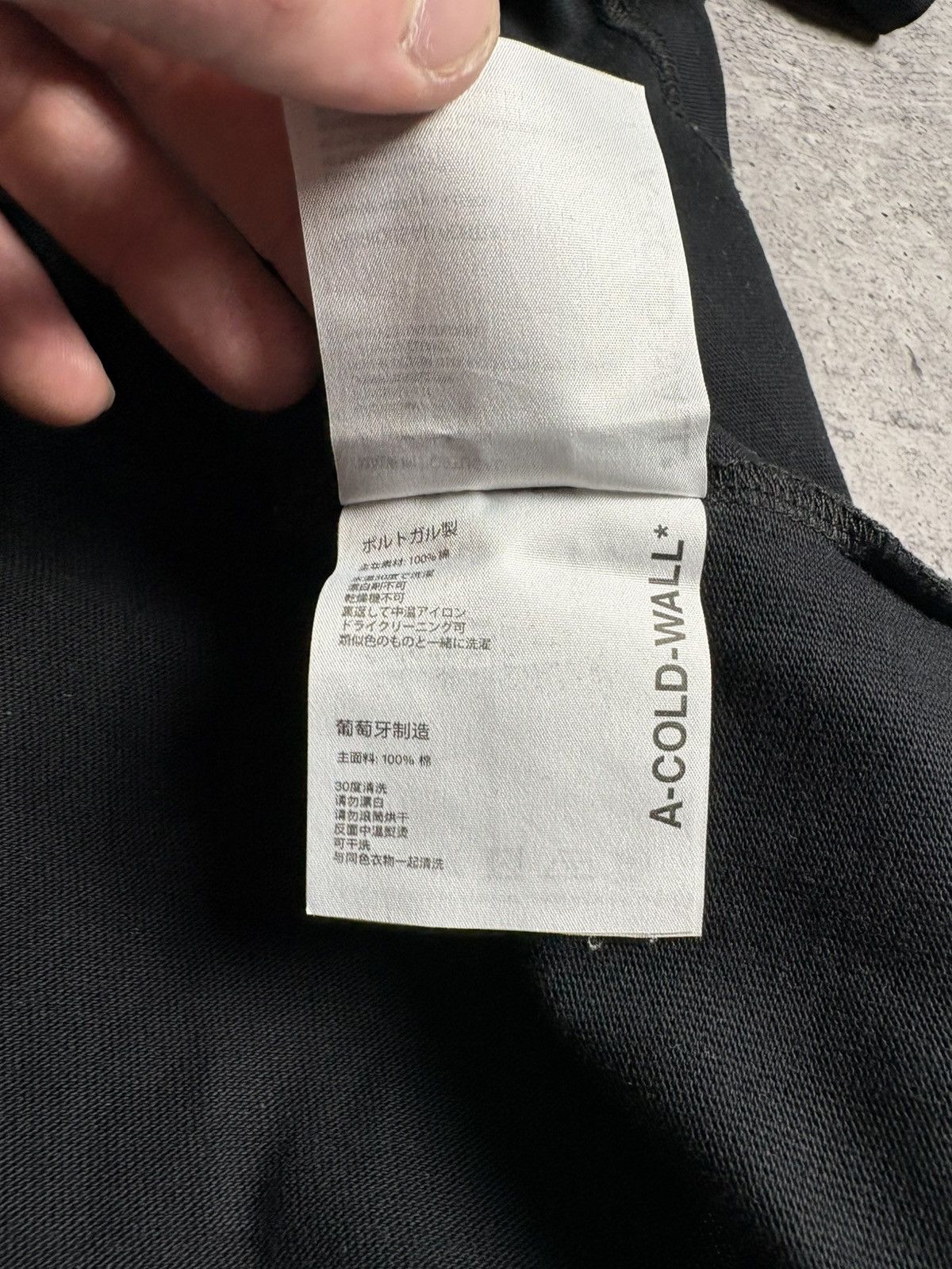 A-COLD-WALL* A COLD WALL rare logo t-shirt Size US M / EU 48-50 / 2 - 6 Thumbnail