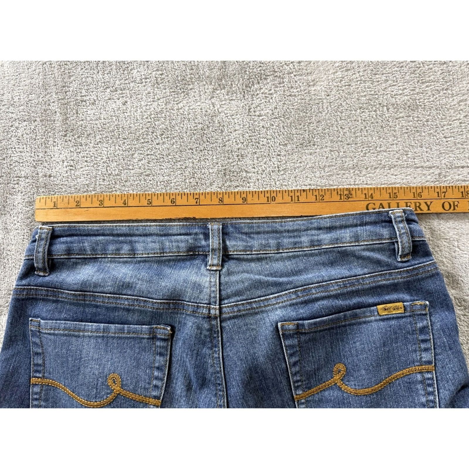 Bill Blass VINTAGE Bill Blass Jeans Mom Jean Bootcut Stretch Size 10 90s Hippie Concert Medium wash Blue Womens Size 32" / US 10 / IT 46 - 4 Thumbnail