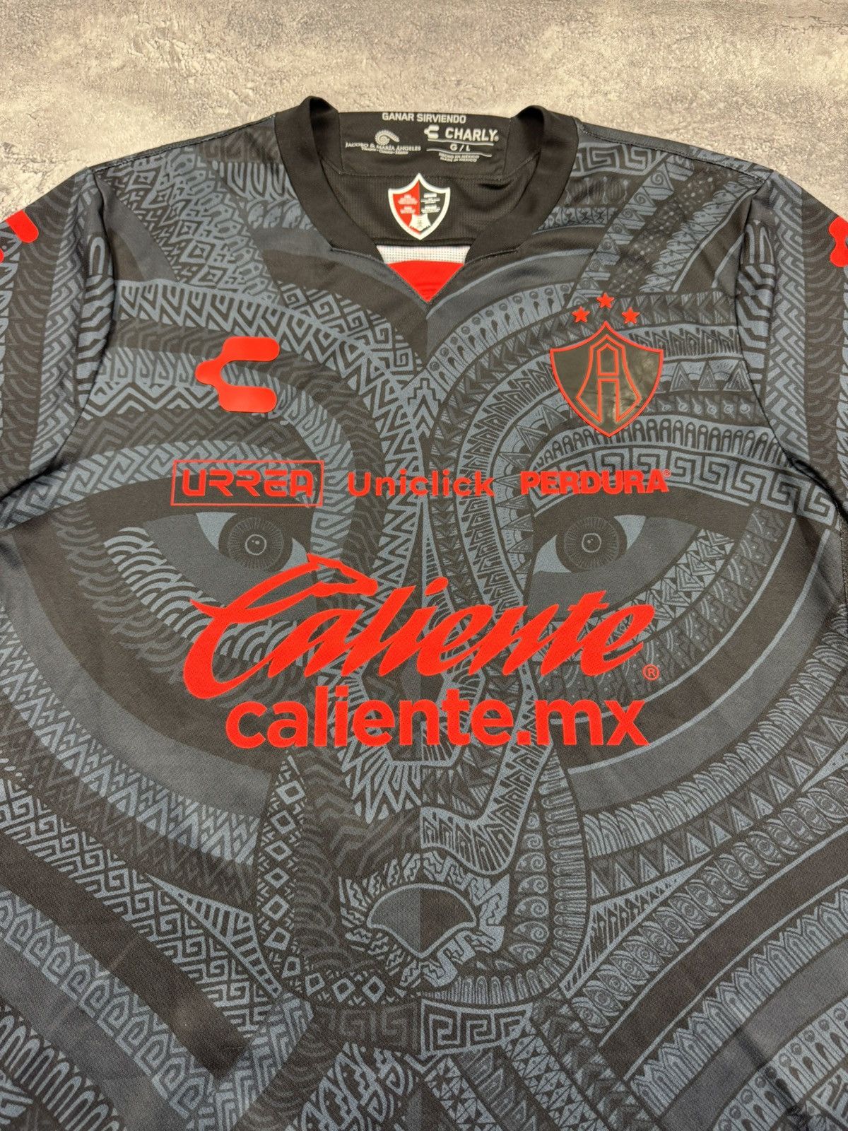 Other FC Charly Atlas 22/23 Jersey Size L Rojinegros Liga MX Size US L / EU 52-54 / 3 - 8 Thumbnail