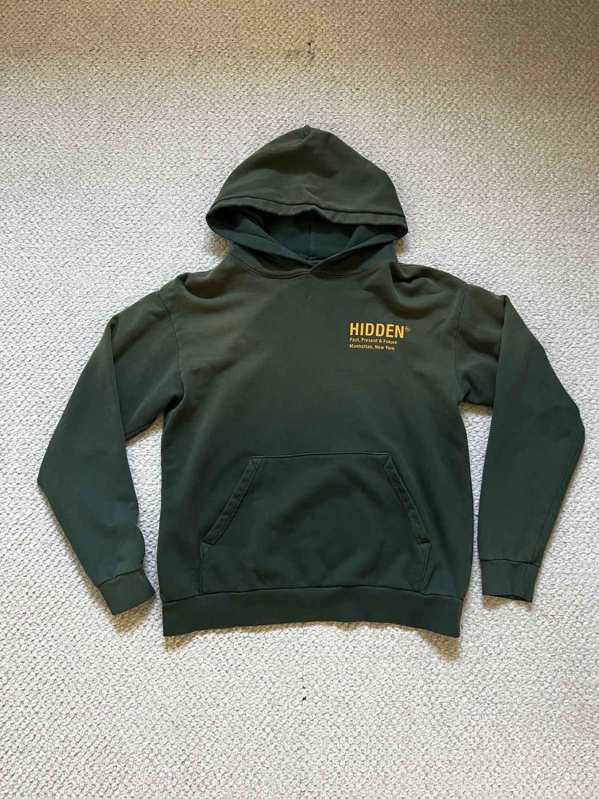 Vintage Logo Hoodie Green