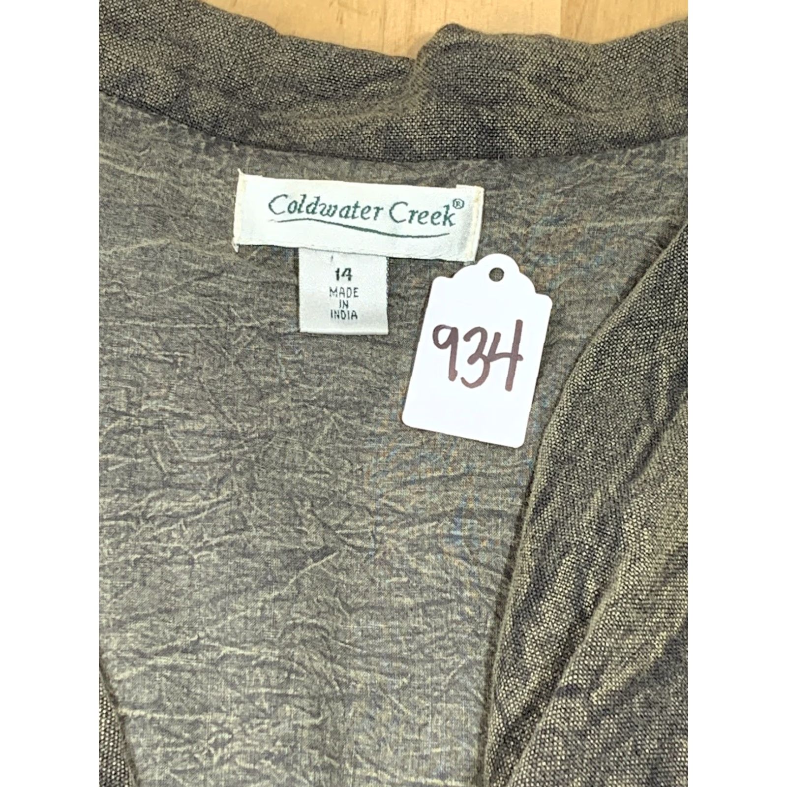 Coldwater Creek Coldwater Creek Womens Jacket Floral Green Cotton Size 14 Button Embroidered Size XL / US 12-14 / IT 48-50 - 7 Thumbnail