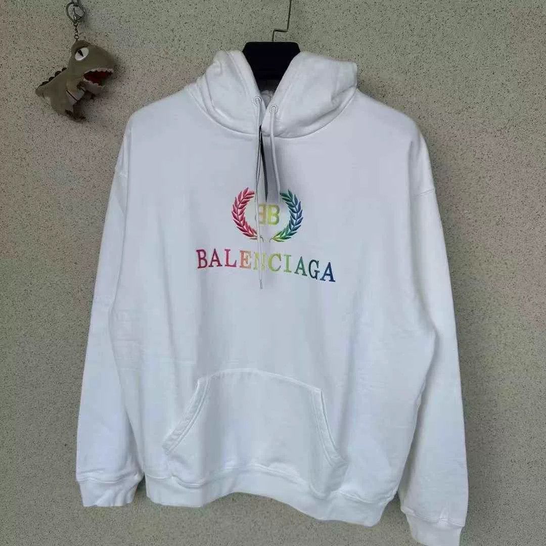 Balenciaga Balenciaga Rainbow Wheat Ear Hoodie Size US S / EU 44-46 / 1 - 1 Thumbnail