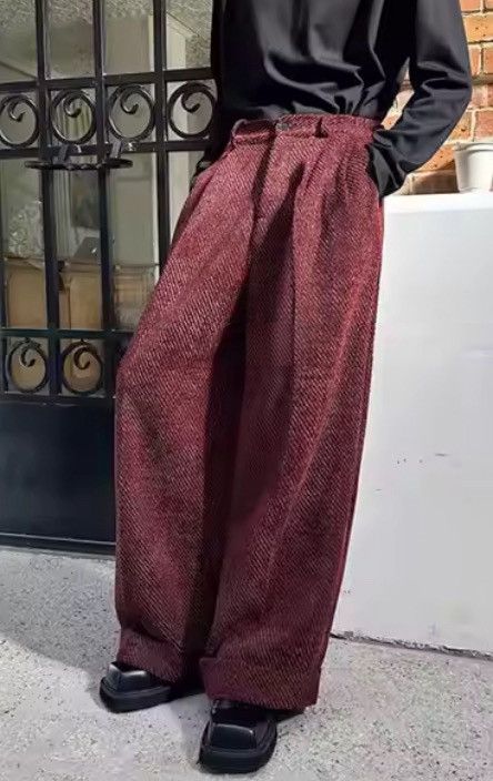 Japanese Brand Premium Pleated Trousers | Wide Leg | Vintage Inspired Size US 29 - 7 Thumbnail