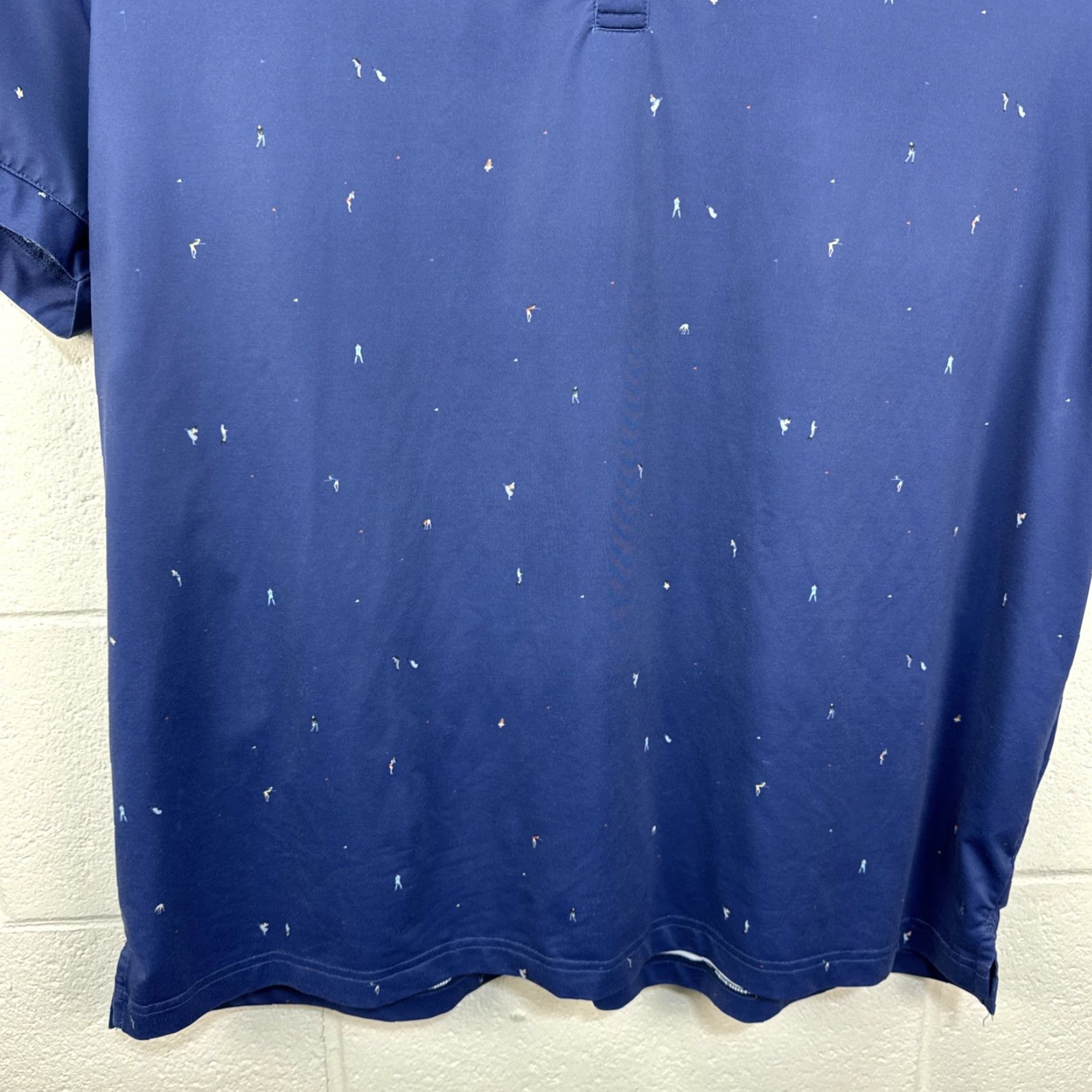 Vintage William Murray Golf Polo Shirt Mens 2XL Blue Solid Short Sleeve Polo Shirt Mens Regular Fit Summer Spring Fall 2XL Mens Women? Size US XXL / EU 58 / 5 - 7 Thumbnail
