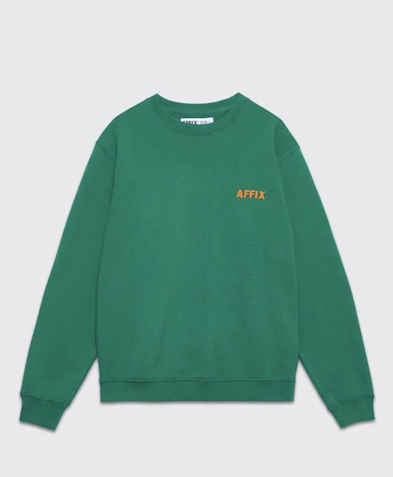 AFFXWRKS AFFIX Embroidery CrewNeck Sweatshirt Service Green Size US S / EU 44-46 / 1 - 1 Thumbnail