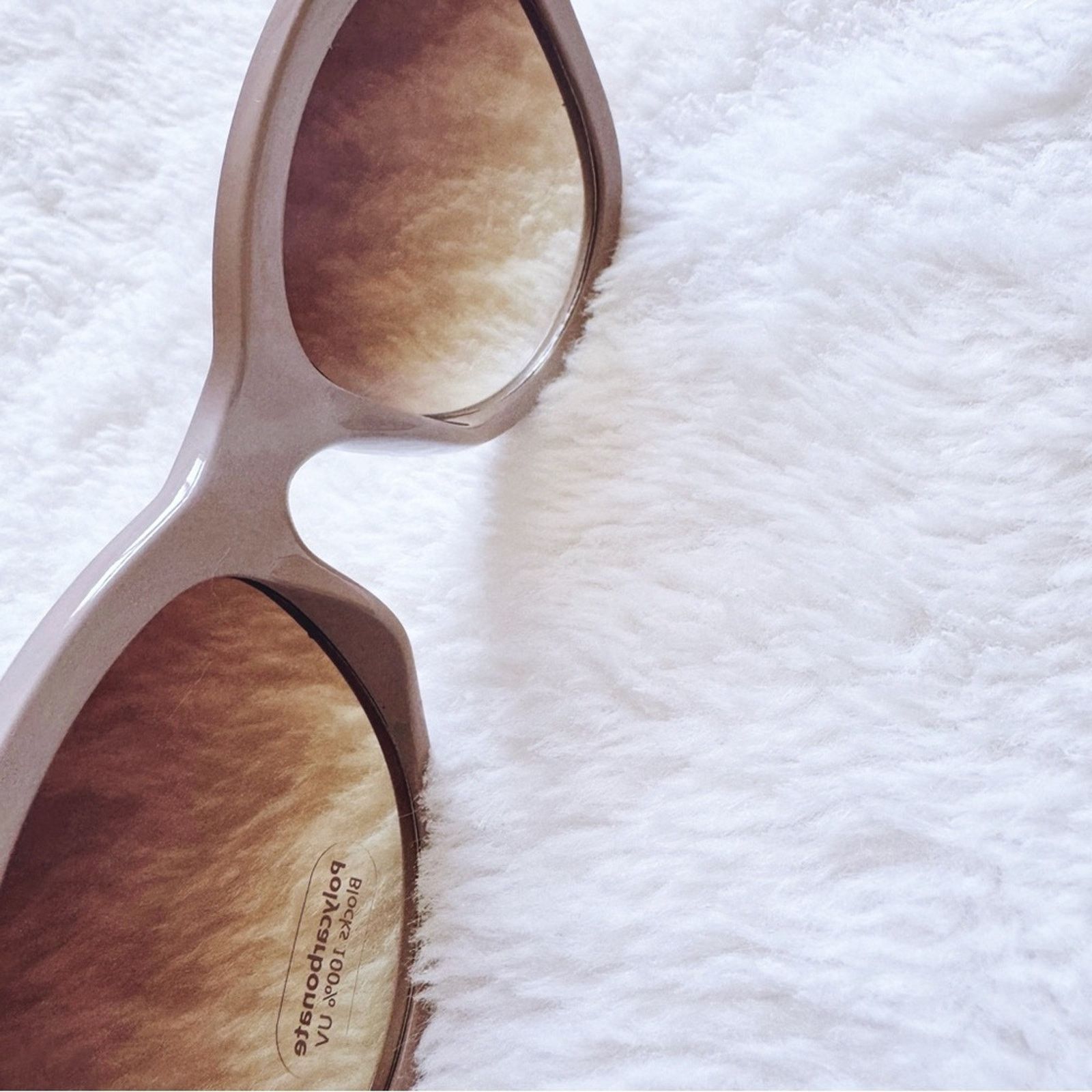 Other Mina Light Tan Chic Sunglasses Size ONE SIZE - 7 Thumbnail