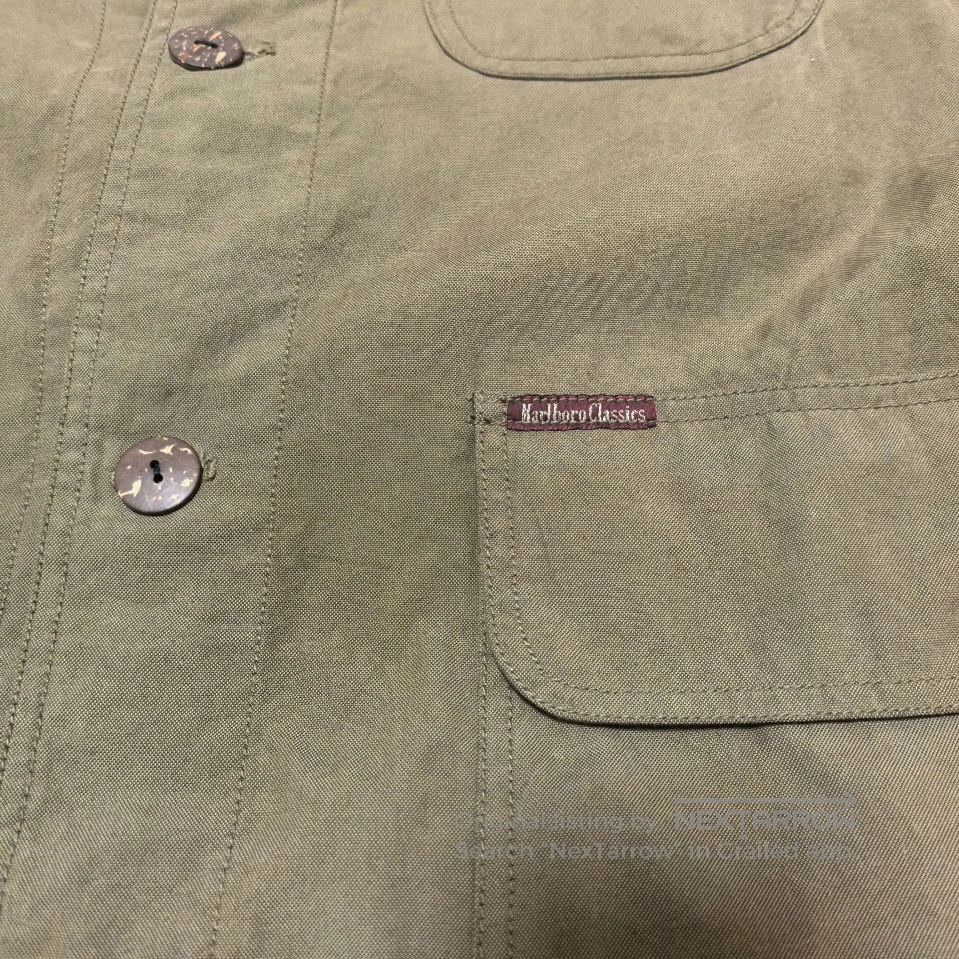 Marlboro Classics Marlboro Classics Leather Collar Jacket. Size US XL / EU 56 / 4 - 3 Thumbnail