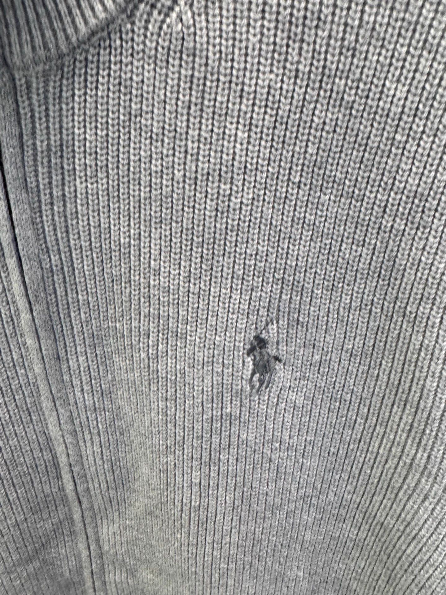 Polo Ralph Lauren Polo Ralph Lauren Gray Zip Knit Cardigan Men's Size US M / EU 48-50 / 2 - 2 Thumbnail
