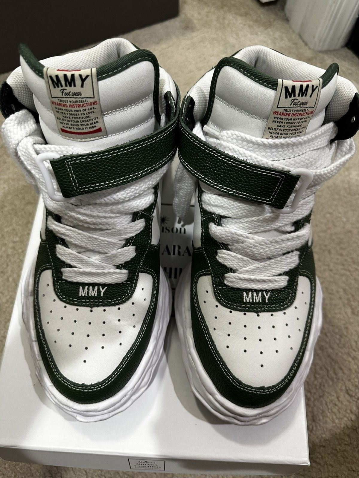 Maison MIHARA YASUHIRO Maison MIHARA YASUHIRO Wayne high-too Sneakers Size US 12 / EU 45 - 2 Thumbnail