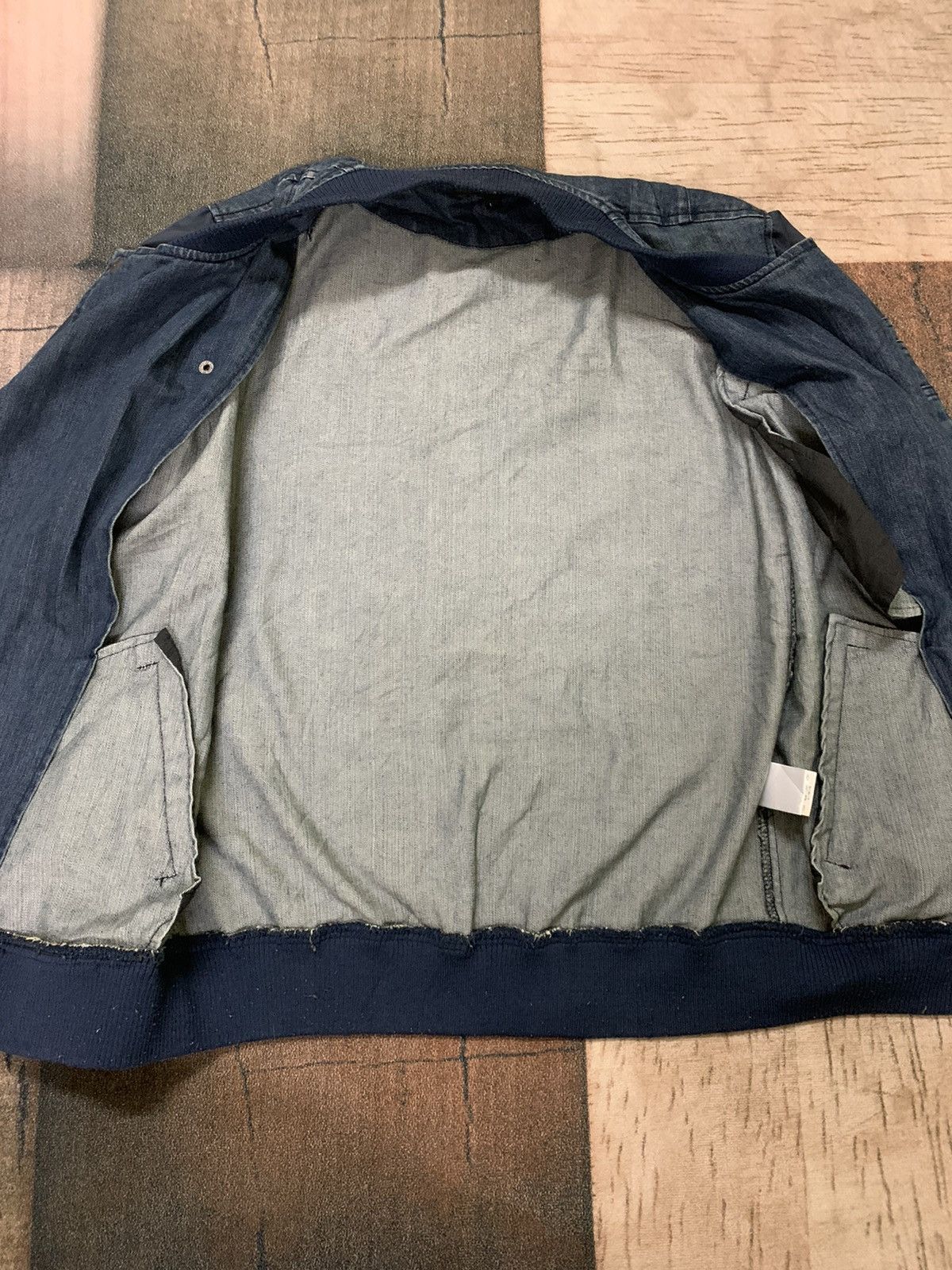 Designer × In The Attic × Le Grande Bleu (L.G.B.) in the attic military denim bomber jacket punk bikers style Size US L / EU 52-54 / 3 - 15 Thumbnail