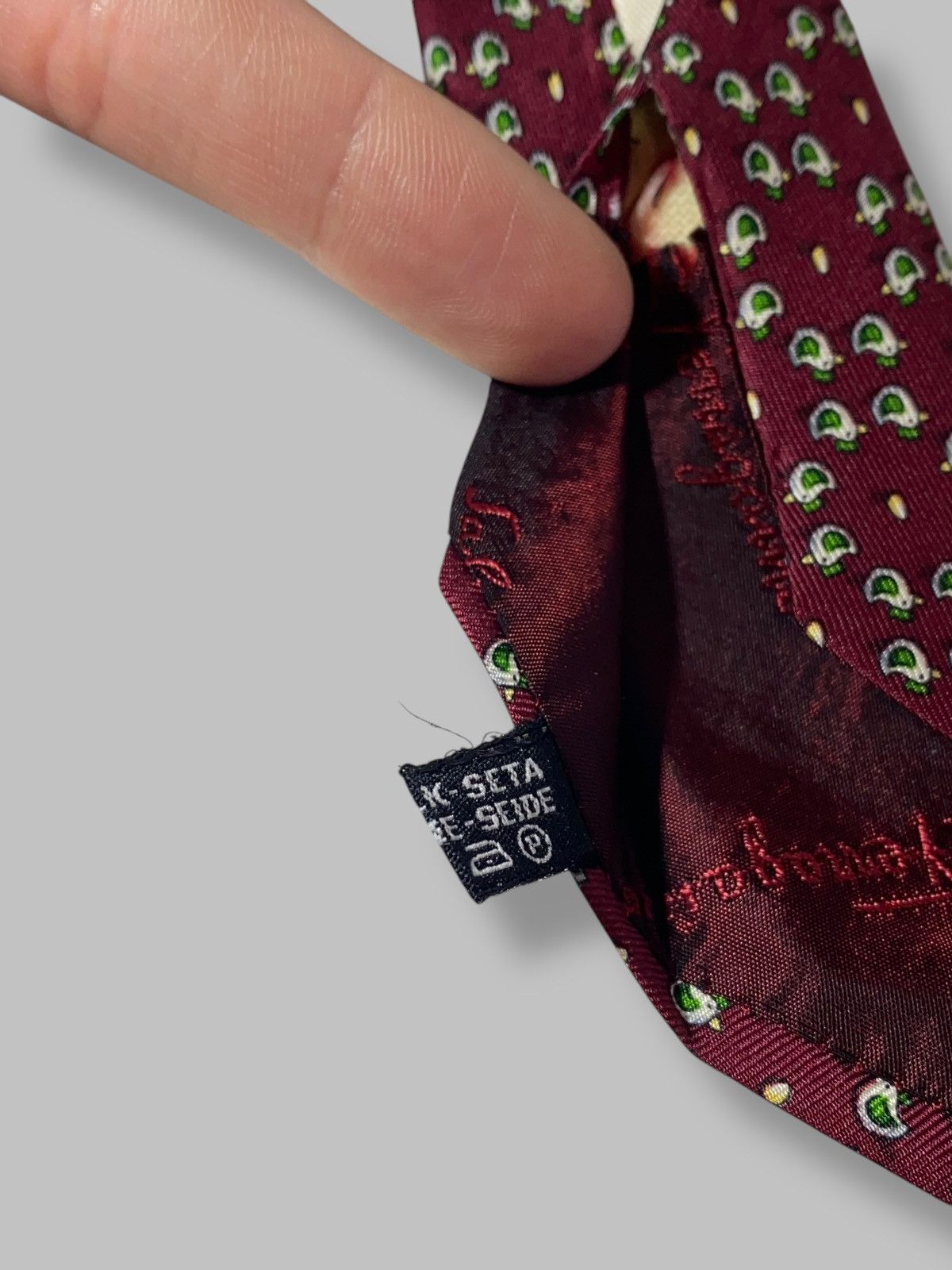 Salvatore Ferragamo Salvatore Ferragamo Vintage Silk Tie Monogram Size ONE SIZE - 15 Thumbnail