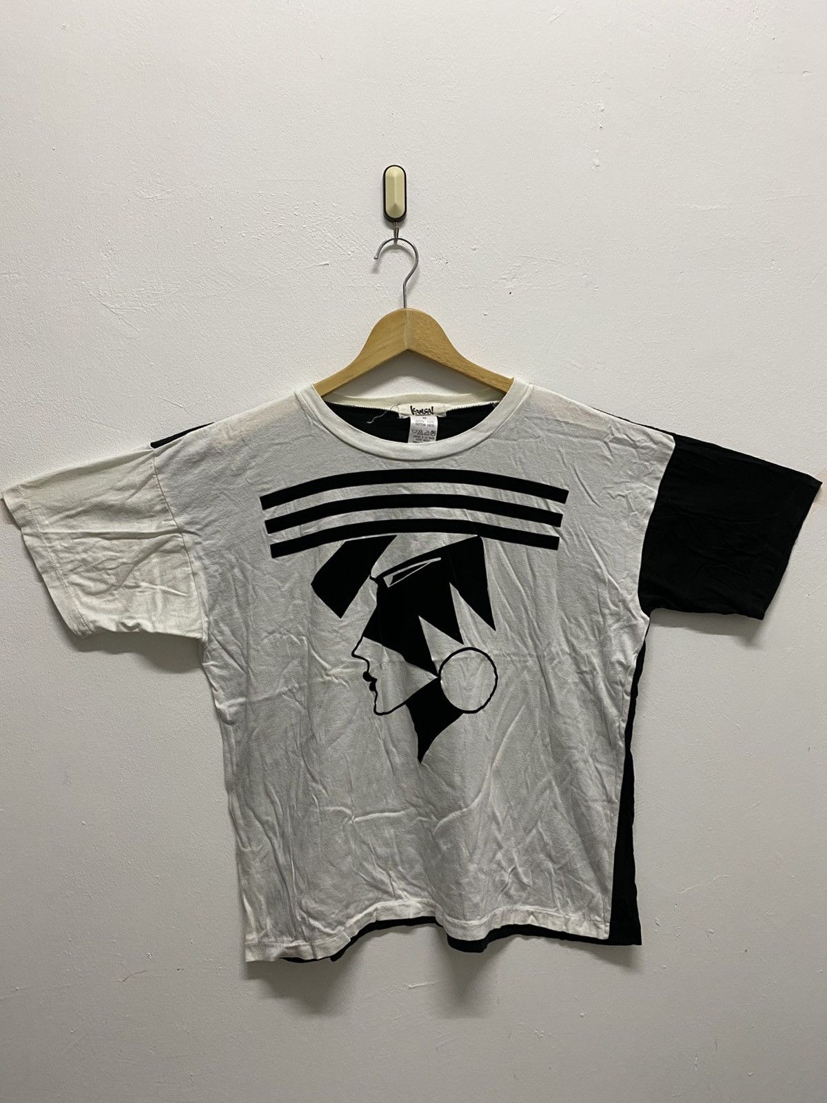 Kansai Yamamoto Vintage Kansai Yamamoto Eagle Girl Designer Shirt Size US M / EU 48-50 / 2 - 1 Thumbnail