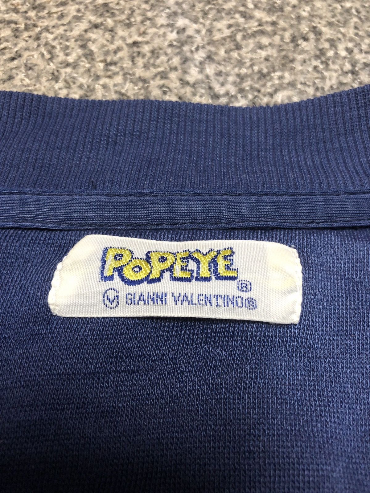 Vintage Vintage 90s Popeye X Gianni Valentino Crewneck Sweatshirt Size US XL / EU 56 / 4 - 14 Thumbnail