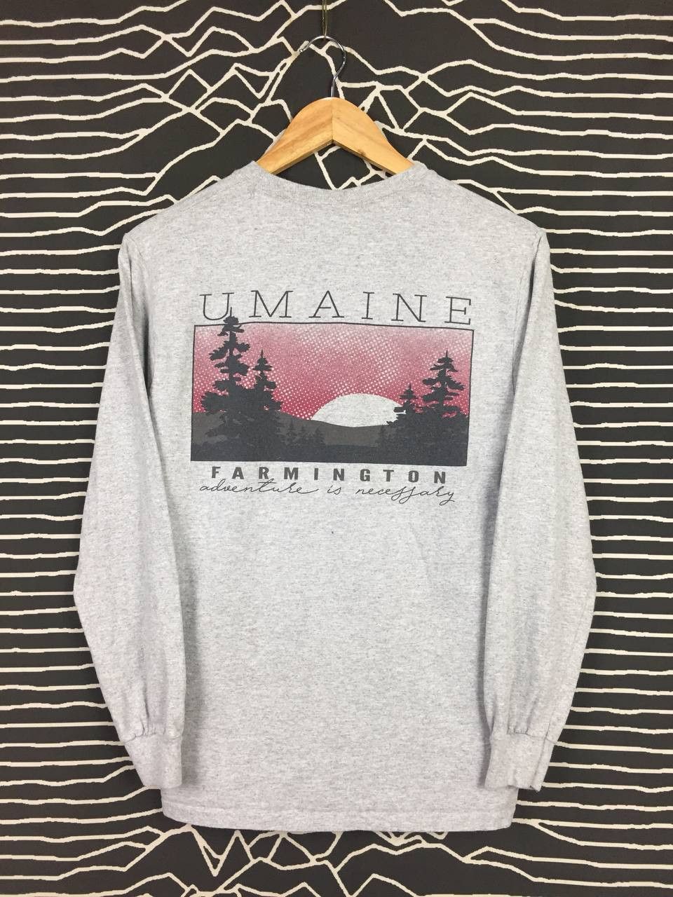 Vintage Mainely Outdoors Umaine Farmington Longsleeve Tee Size US S / EU 44-46 / 1 - 2 Thumbnail