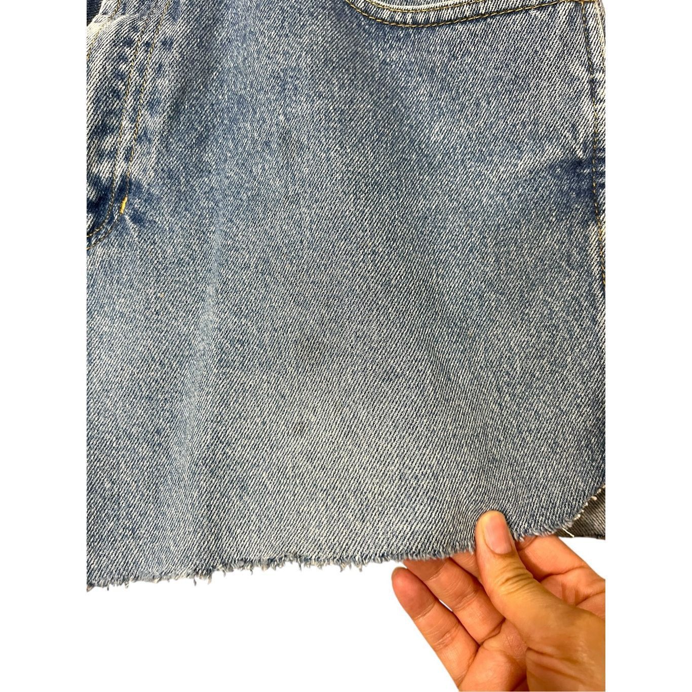 Tommy Hilfiger Vintage Tommy Hilfiger 90s Custom High Rise Raw Hem Shorts S Size 34" / US 12 / IT 48 - 2 Thumbnail