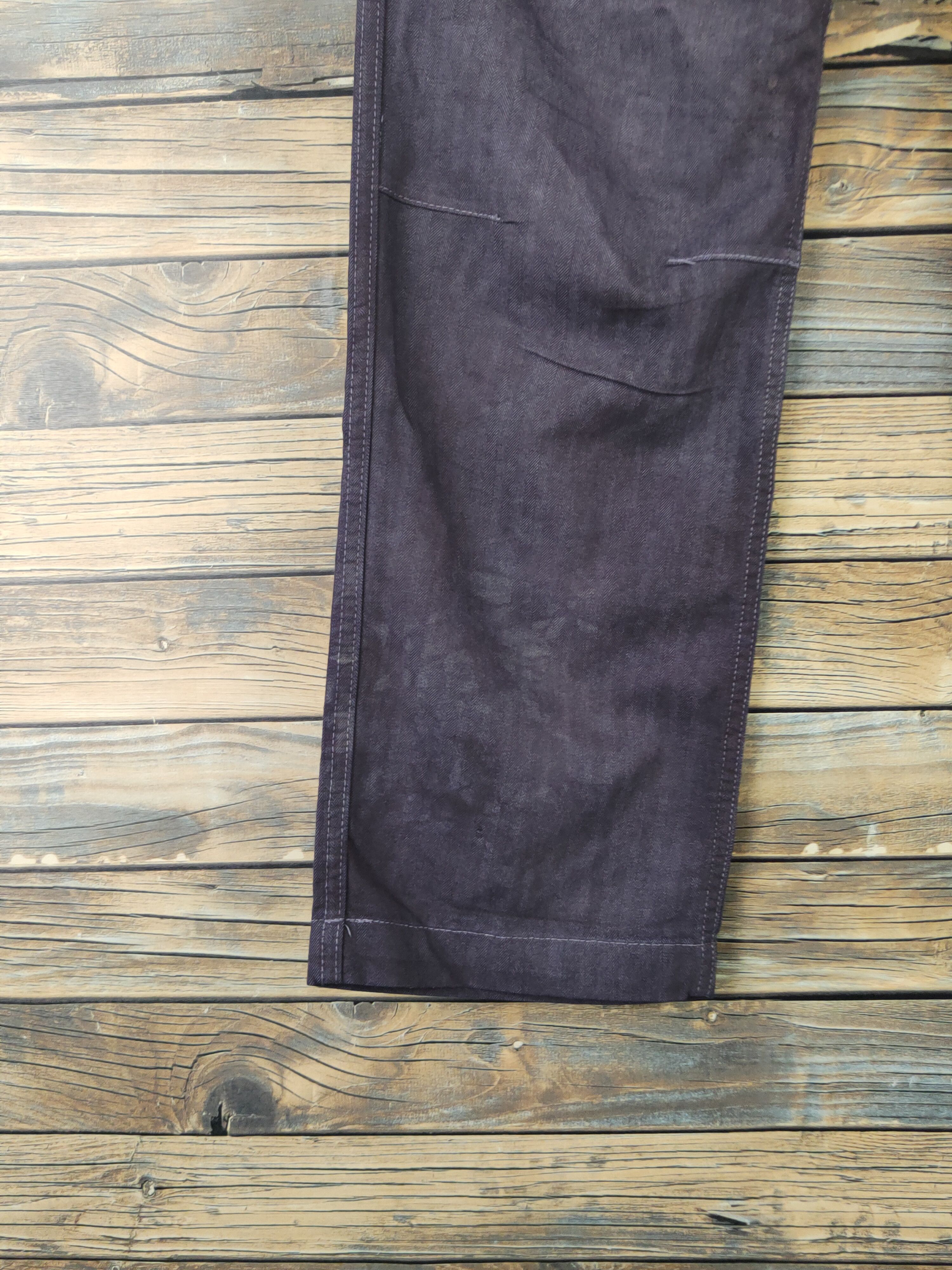 Japanese Brand DL Dogman Black Faded Multipocket Cargo Pants #1775 Size US 29 - 4 Thumbnail