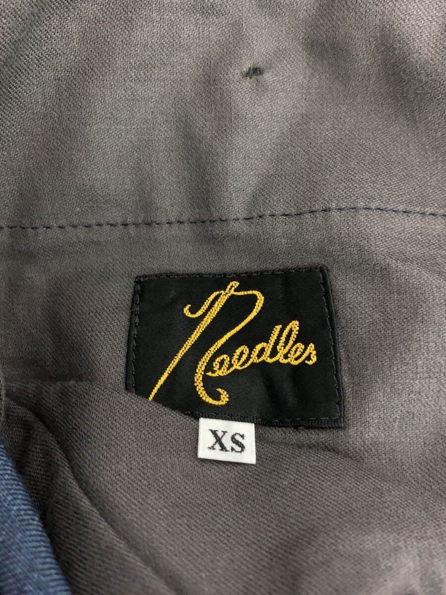 Needles Needles Wool Track Pants Navy Plain Size US 28 / EU 44 - 4 Thumbnail