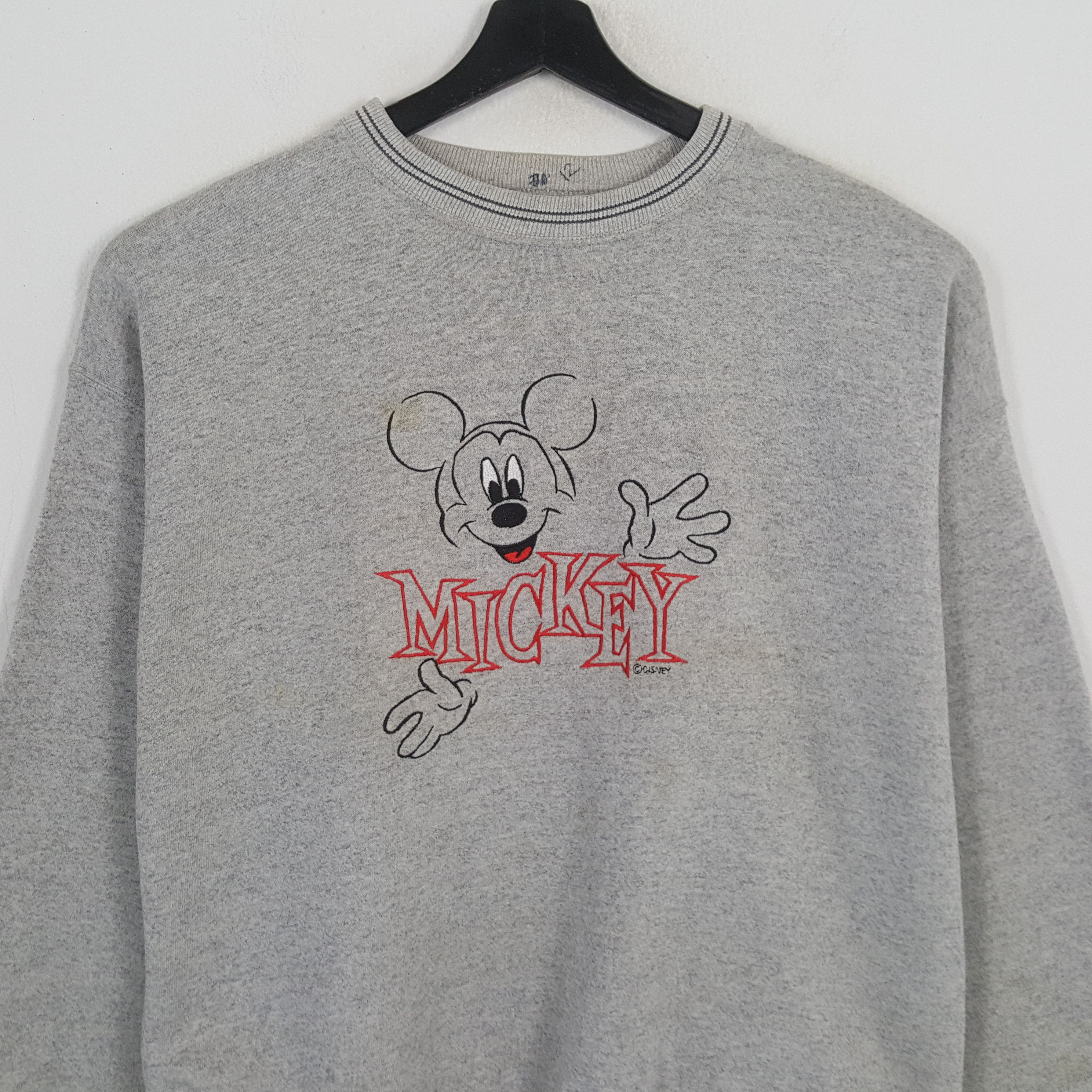 Disney × Mickey Mouse × Vintage MICKEY MOUSE DISNEY Cartoon Character Sweatshirt Size US XL / EU 56 / 4 - 2 Thumbnail