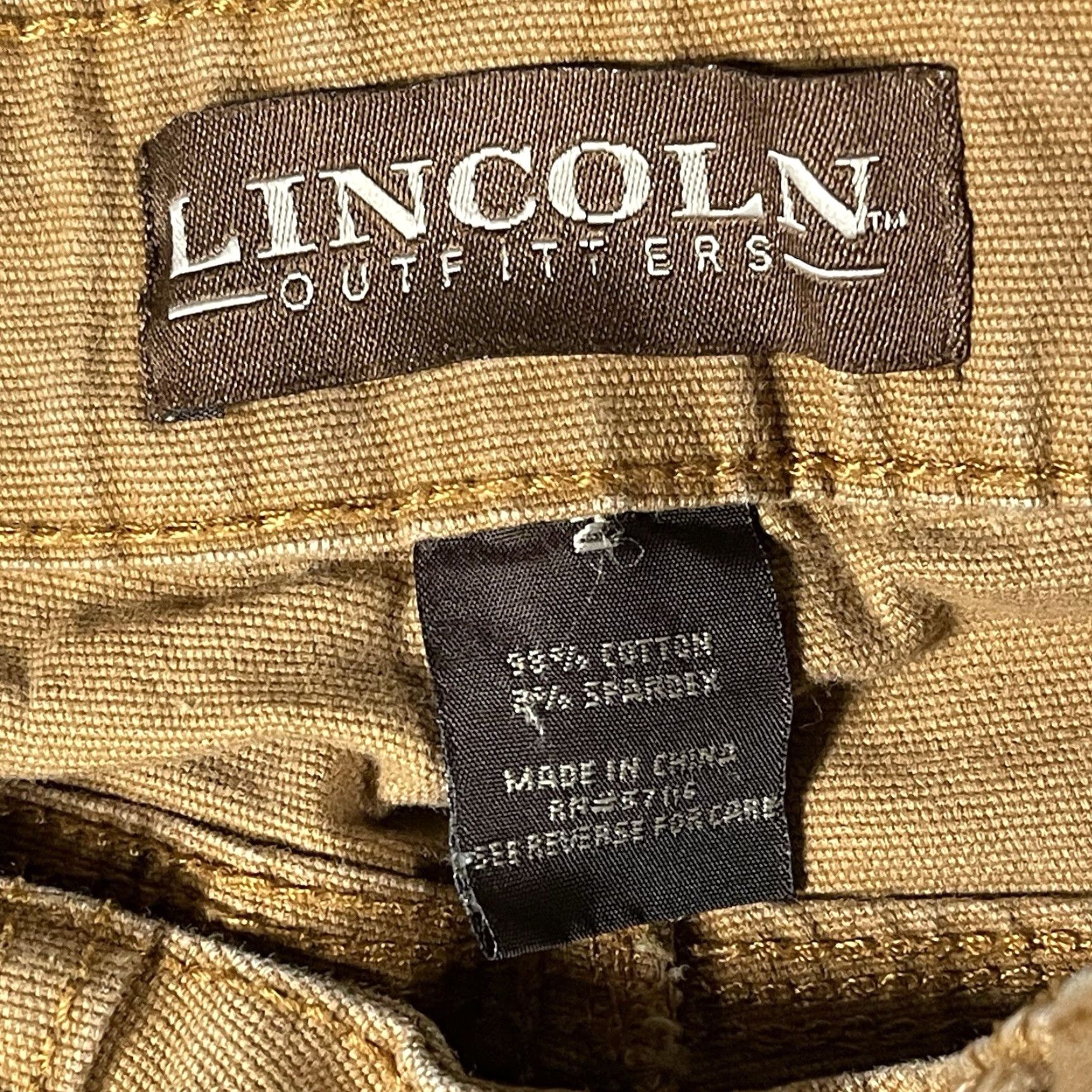 Vintage Lincoln Outfitters Women’s Pants Carpenter Size 2 Duck Brown Cotton Spandex Straight Leg Workwear Pockets Vintage? No Size 26" / US 2 / IT 38 - 3 Thumbnail