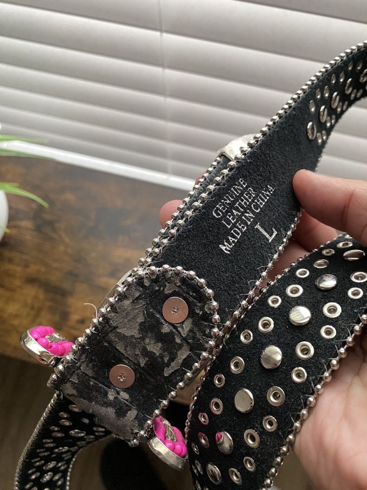 Other Y2K Crystal Western Rhinestone Belt Size 34 - 7 Thumbnail